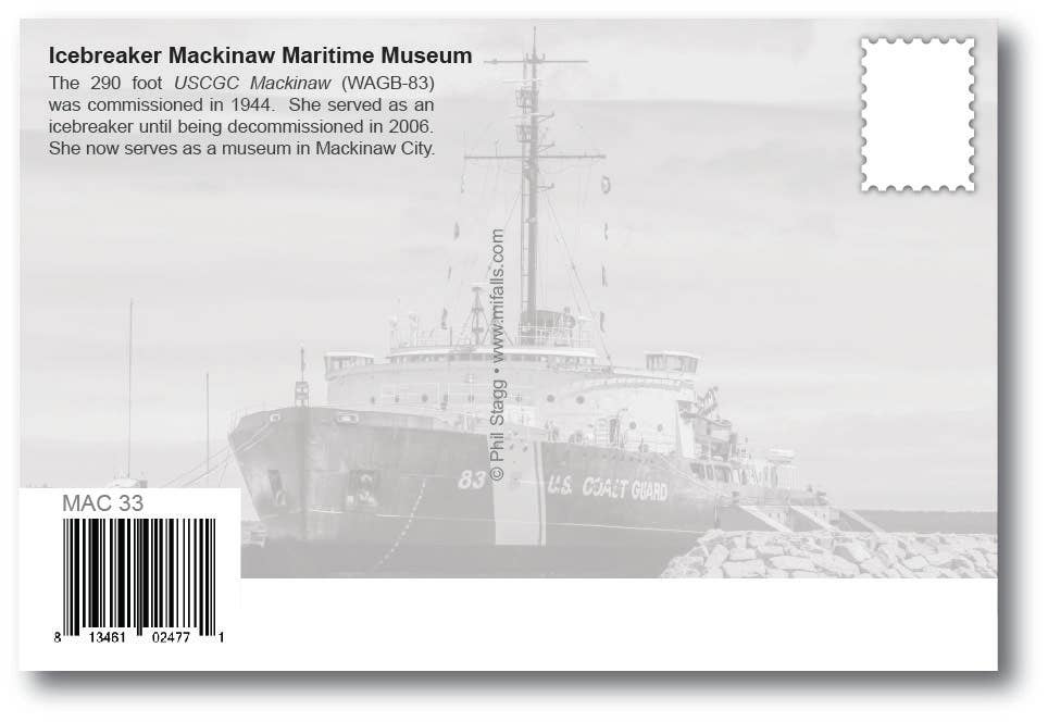 Image of USCGC MACKINAW Postcard
