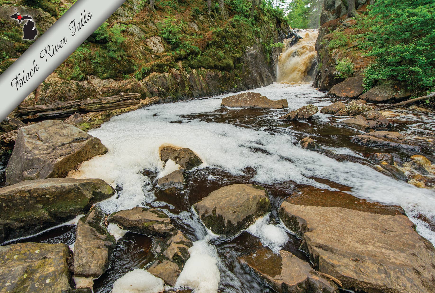 Image of Black River Falls | Postcard