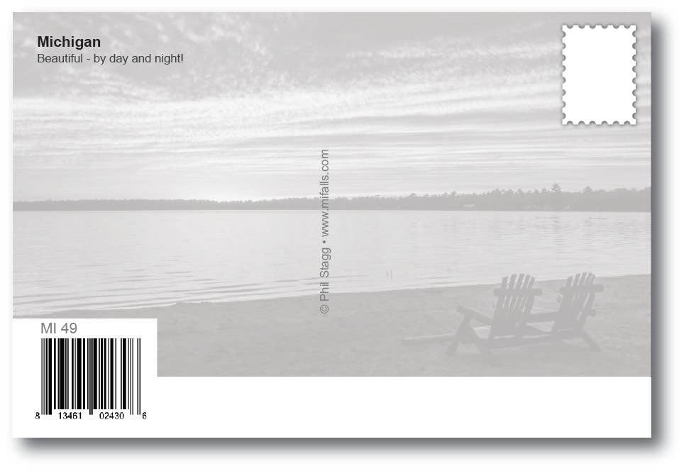 Image of JUST ANOTHER NIGHT IN PARADISE - Michigan Postcard