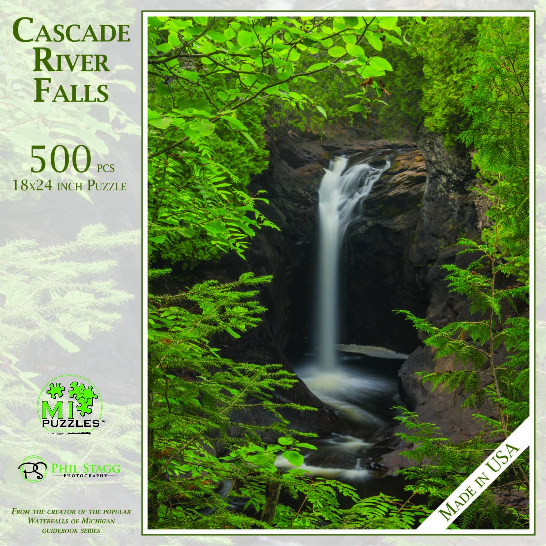 Image of Cascade River Falls - 500 Piece Minnesota Puzzle