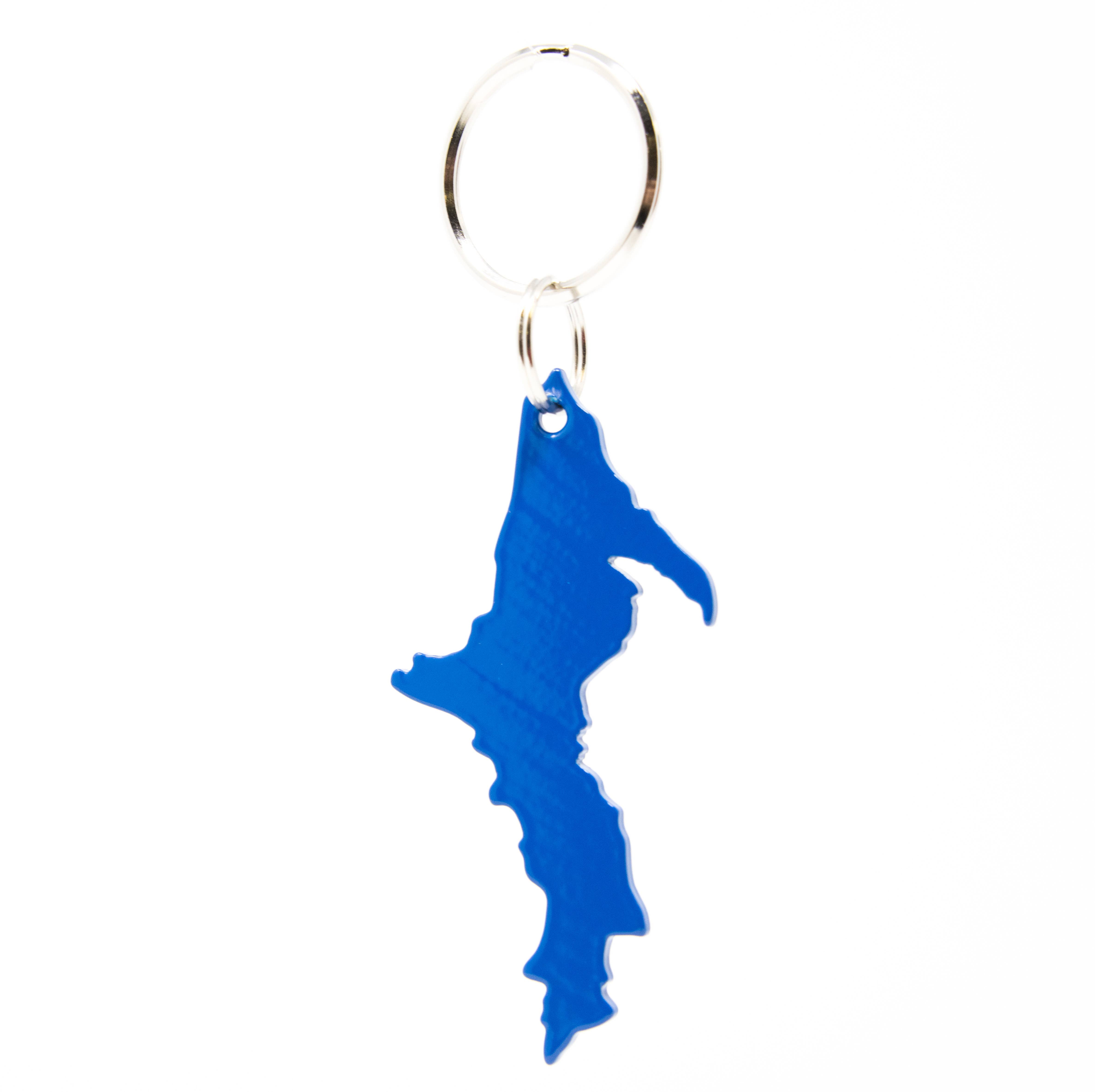 Image of Michigan - Upper Peninsula Shaped - Aluminum Keychains