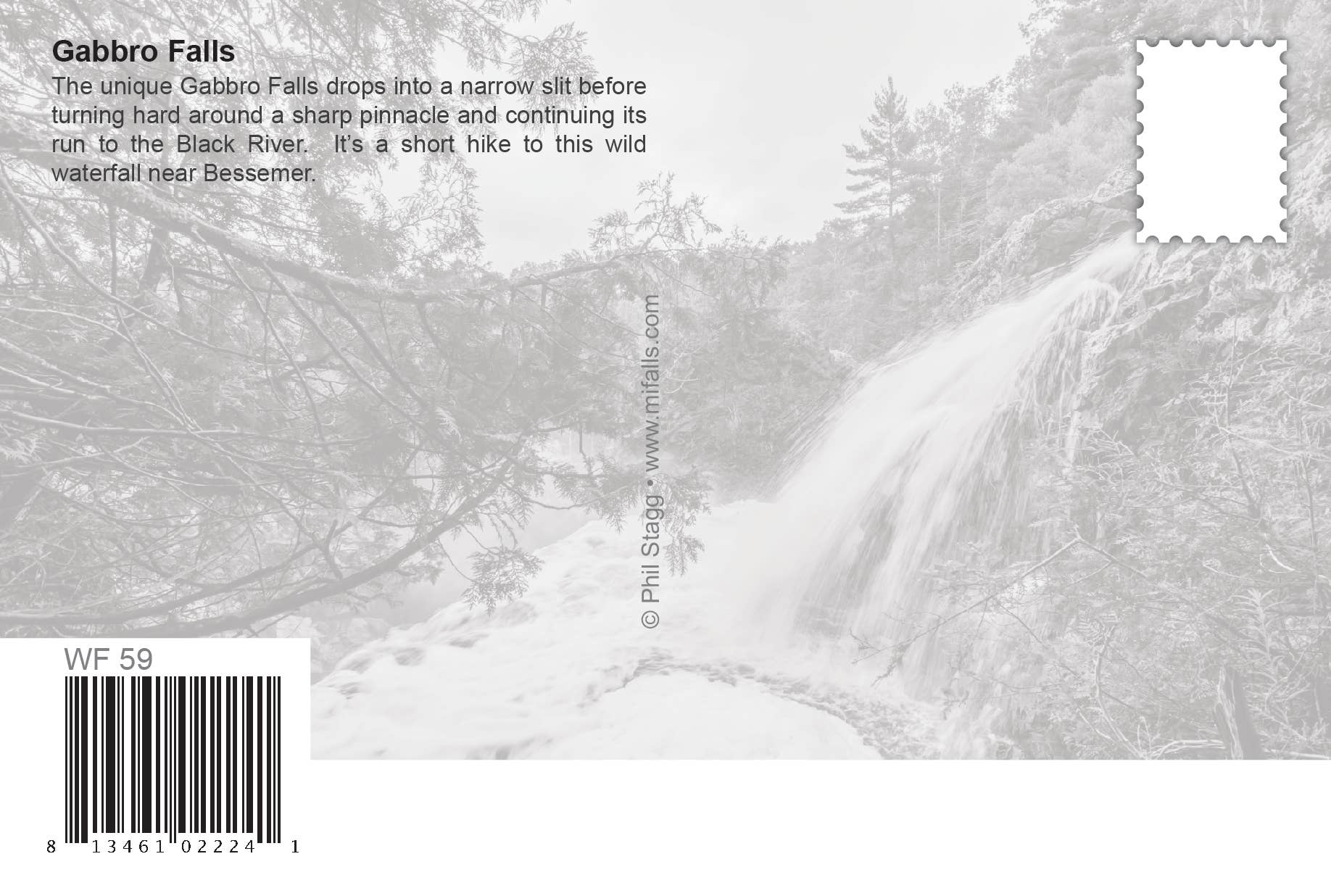 Gabbro Falls | Postcard