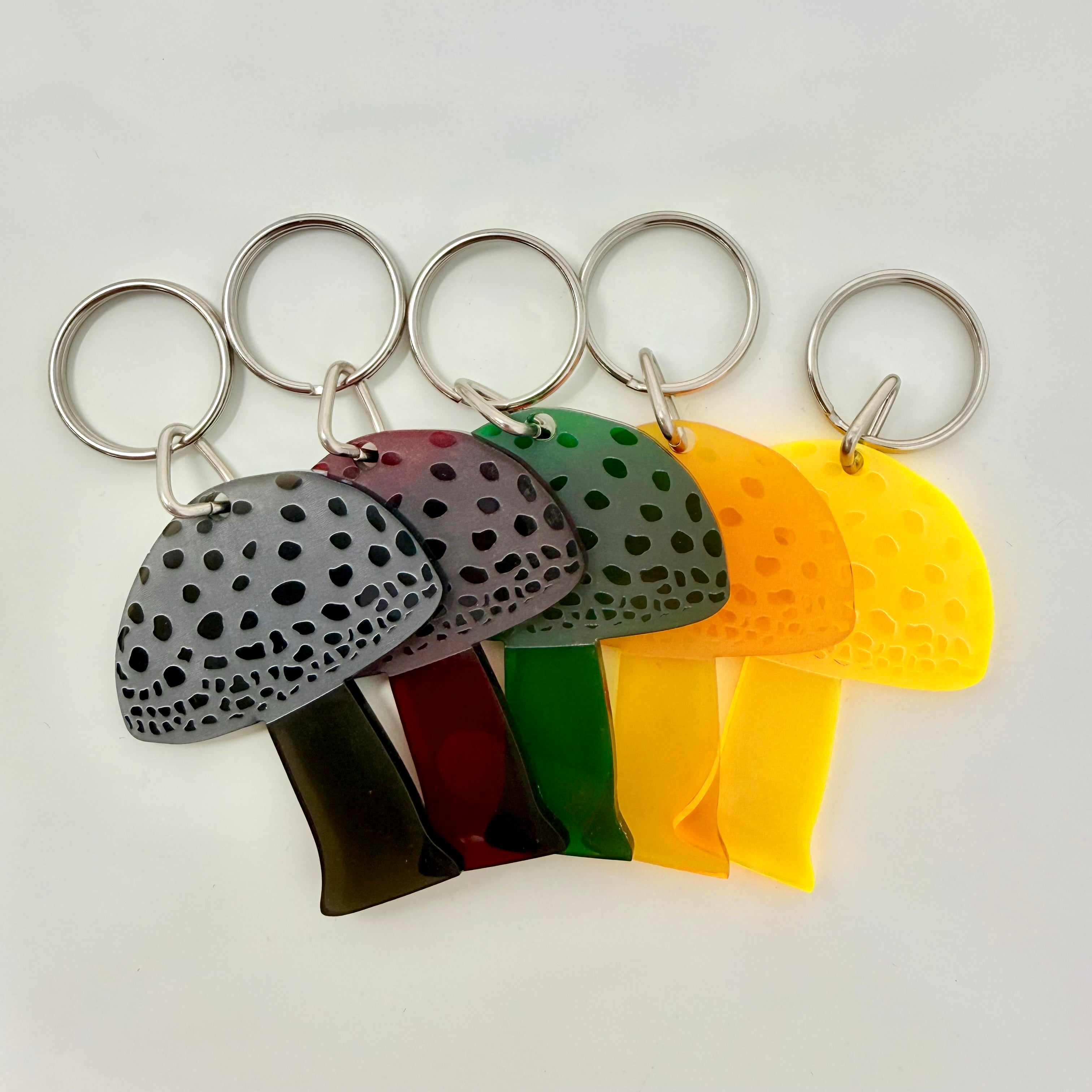 Image of Mushroom Acrylic Keychain - Variety Pack