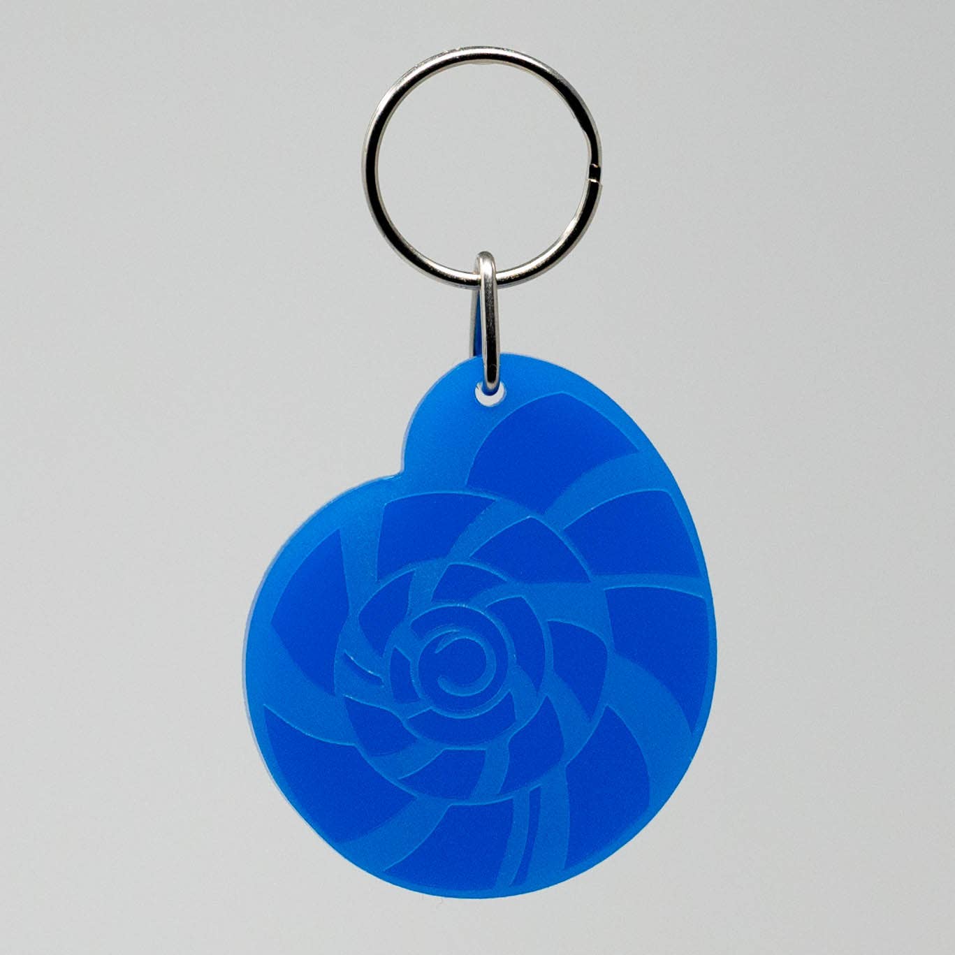 Nautilus Shell - Acrylic Keychain - Perfect for Ocean Lovers