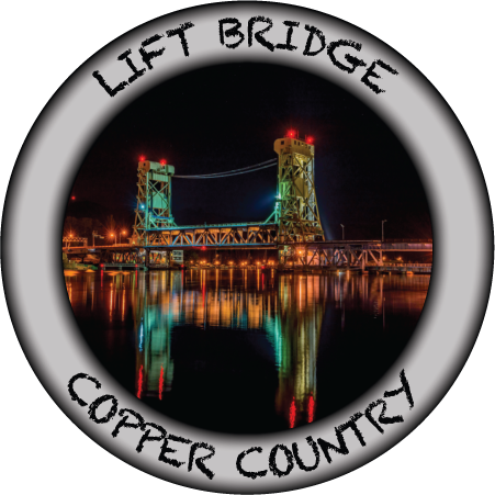 PORTAGE LAKE LIFT BRIDGE | 3" BUTTON MAGNET