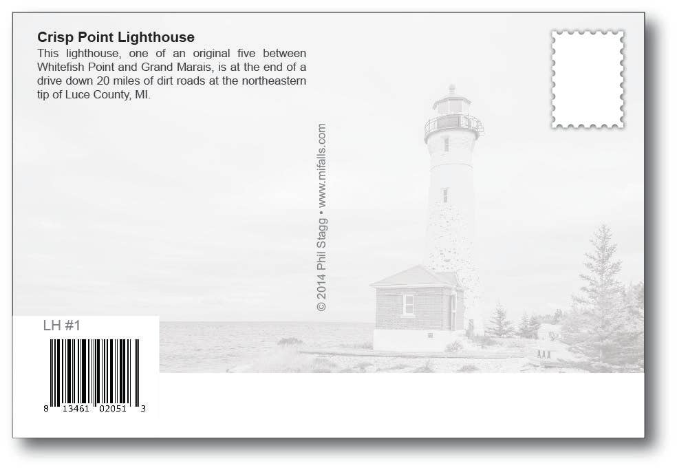 Image of CRISP POINT LIGHTHOUSE - ROCKY BEACH