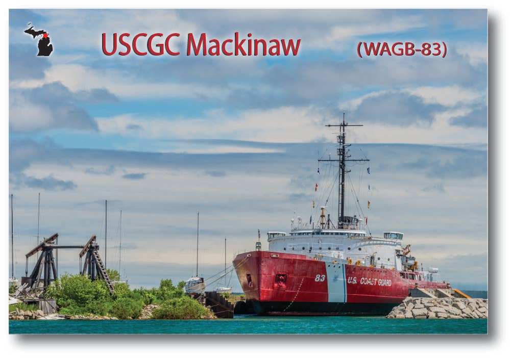 Image of USCGC MACKINAW Postcard