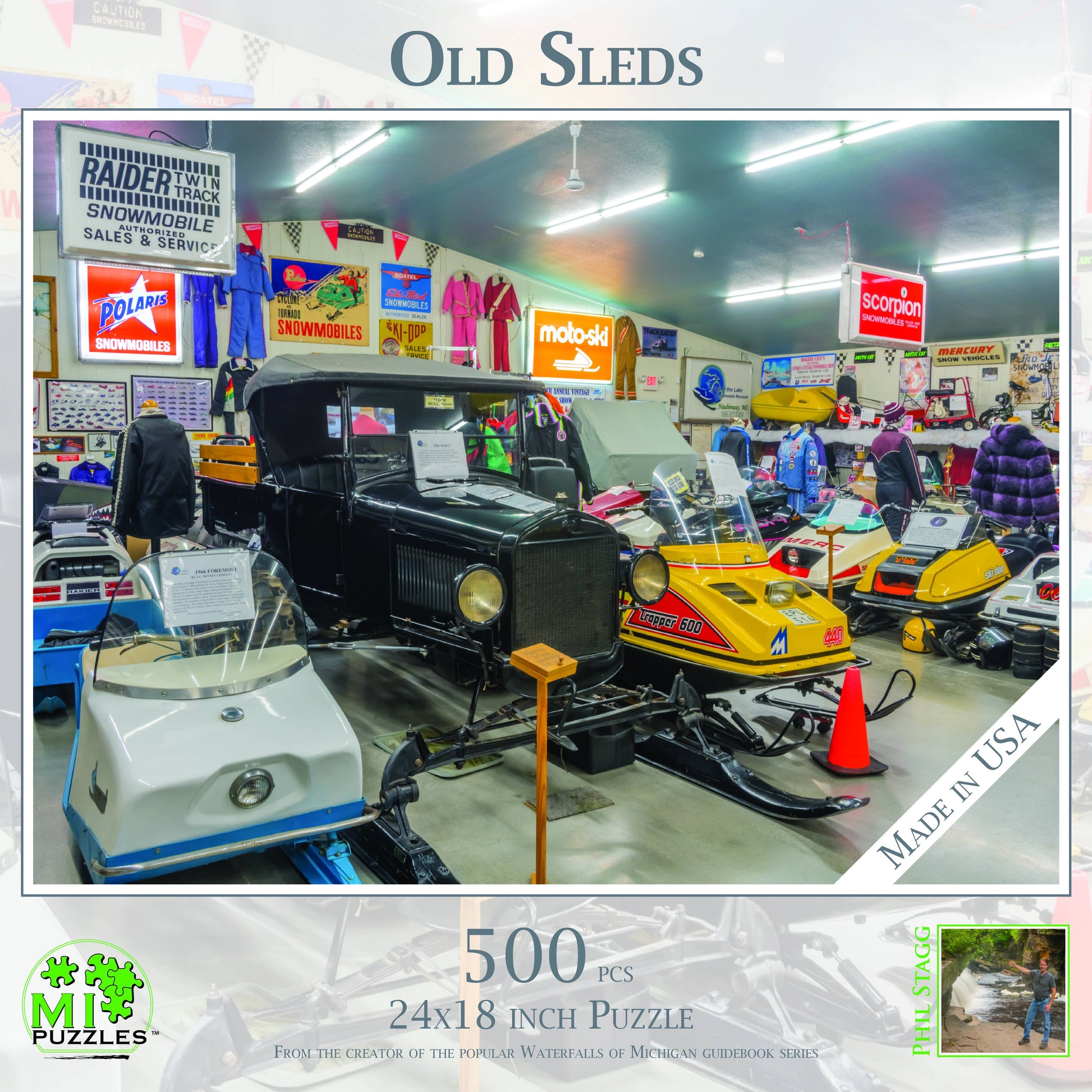 Old Sleds - 500 Piece Puzzle