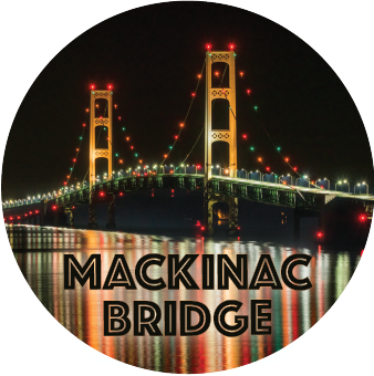 MACKINAC BRIDGE | 2.25" BUTTON MAGNET