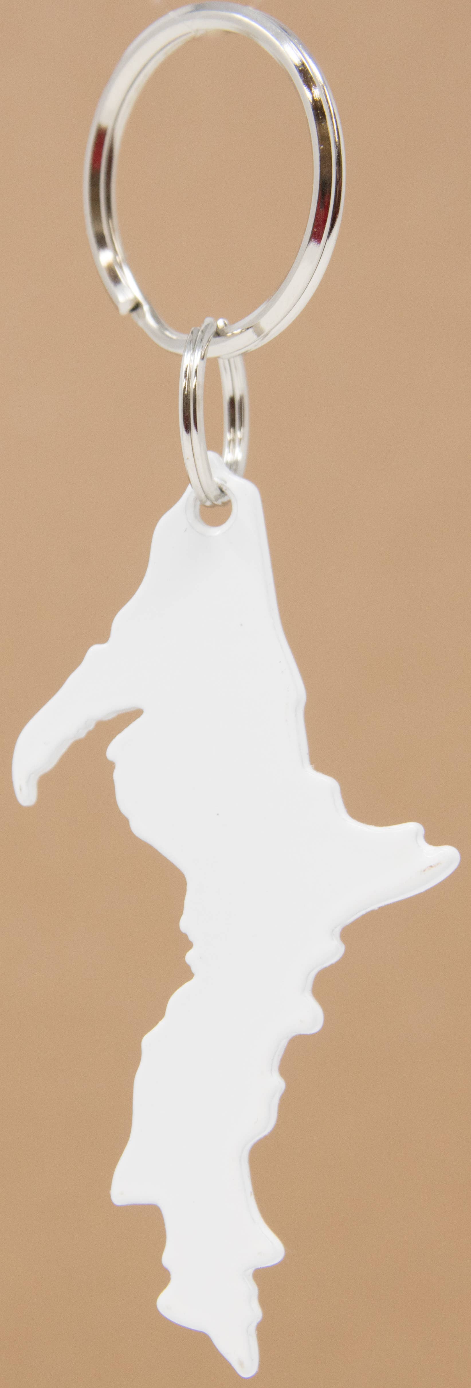Image of Michigan - Upper Peninsula Shaped - Aluminum Keychains
