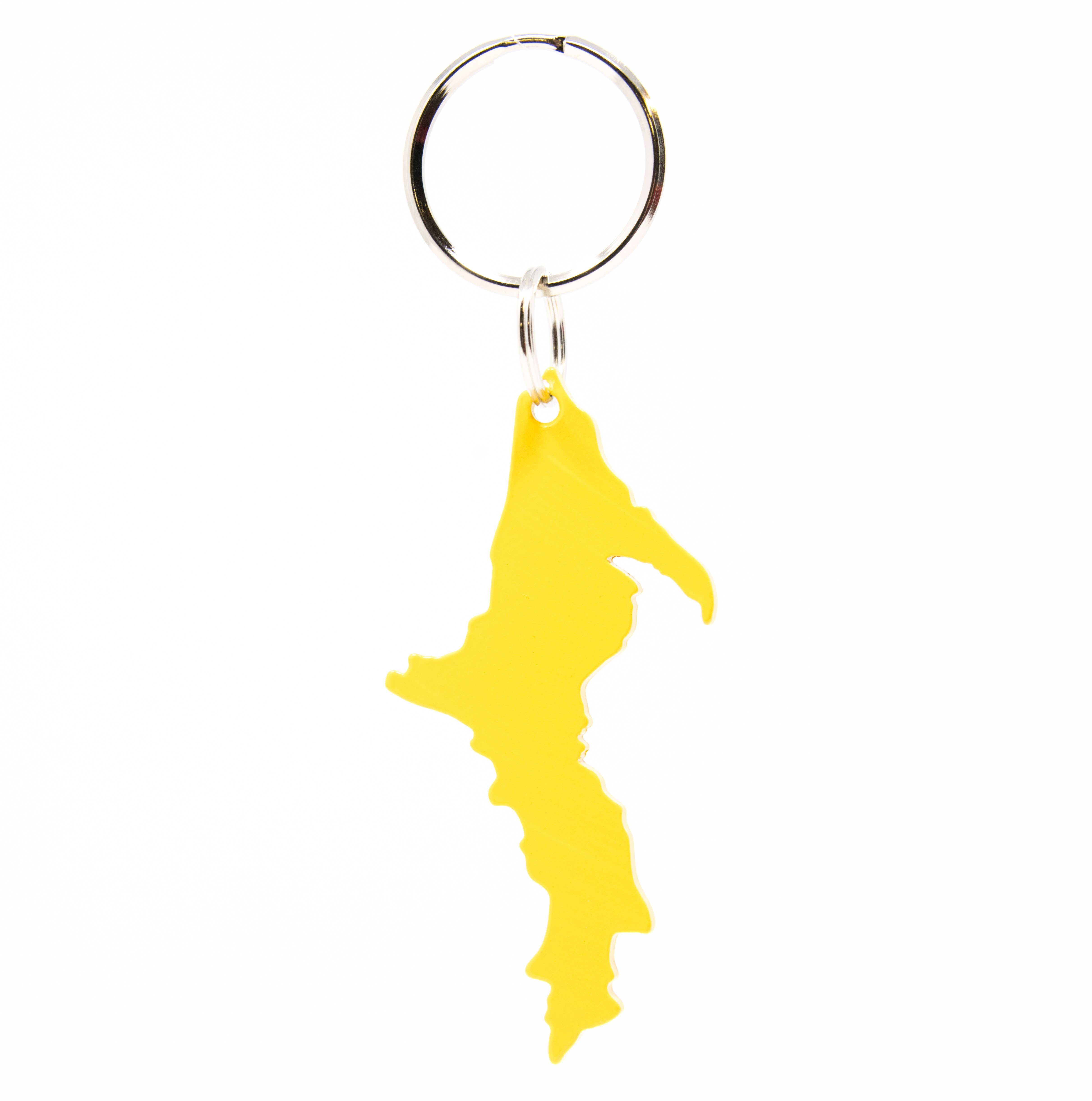 Image of Michigan - Upper Peninsula Shaped - Aluminum Keychains