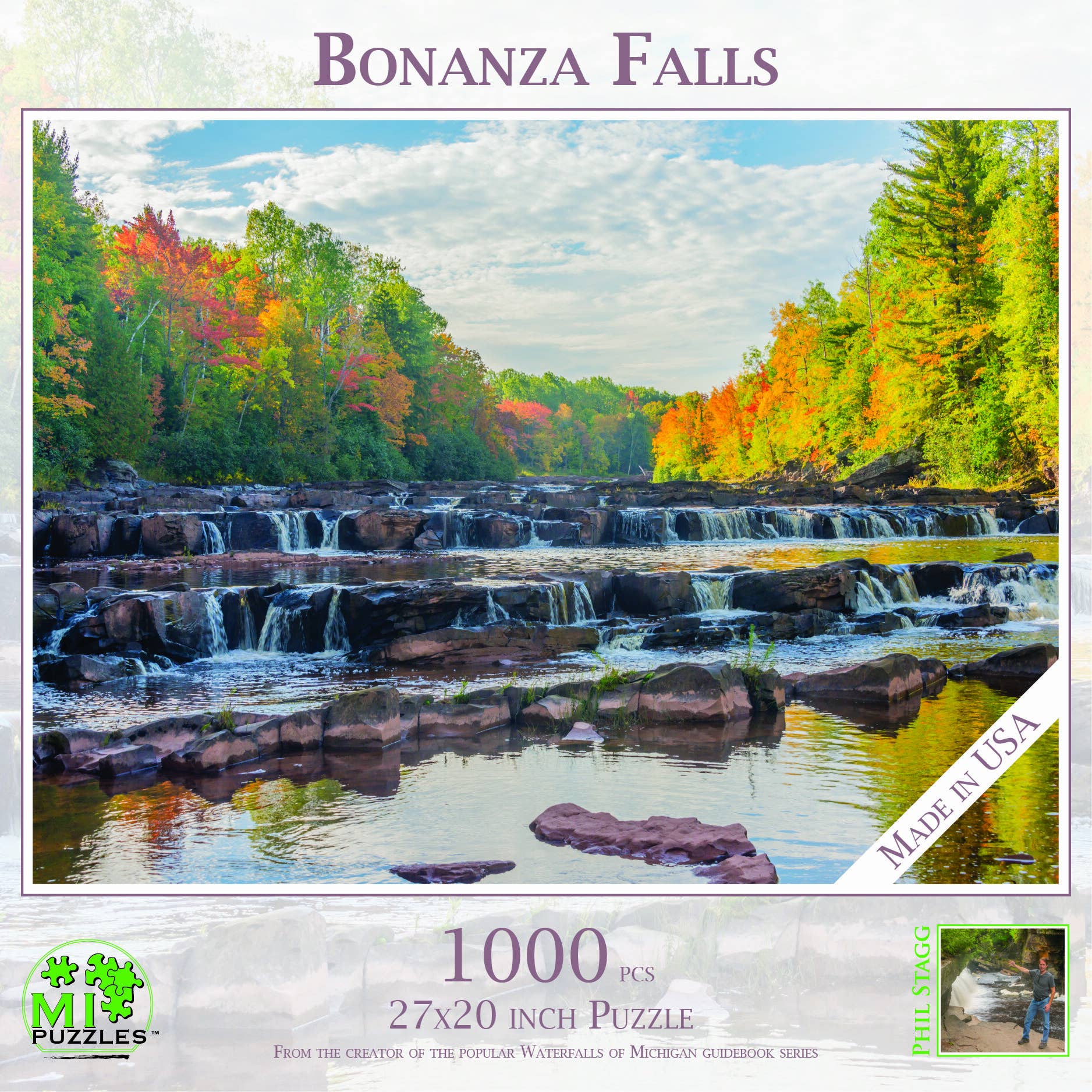 Bonanza Falls - 1000 Piece Michigan Puzzle