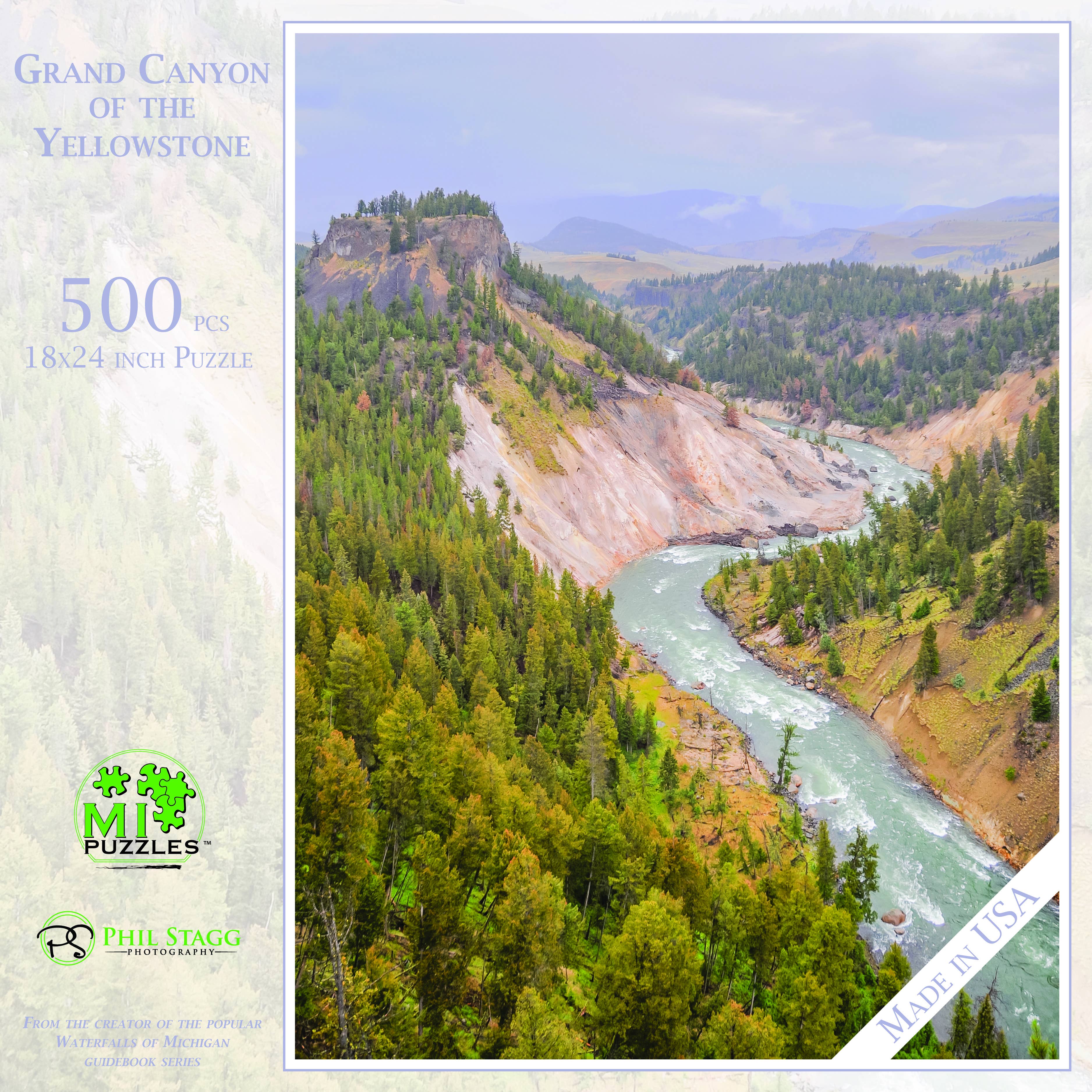 Image of Grand Canyon of the Yellowstone NP- 500 Piece Wyoming Puzzle