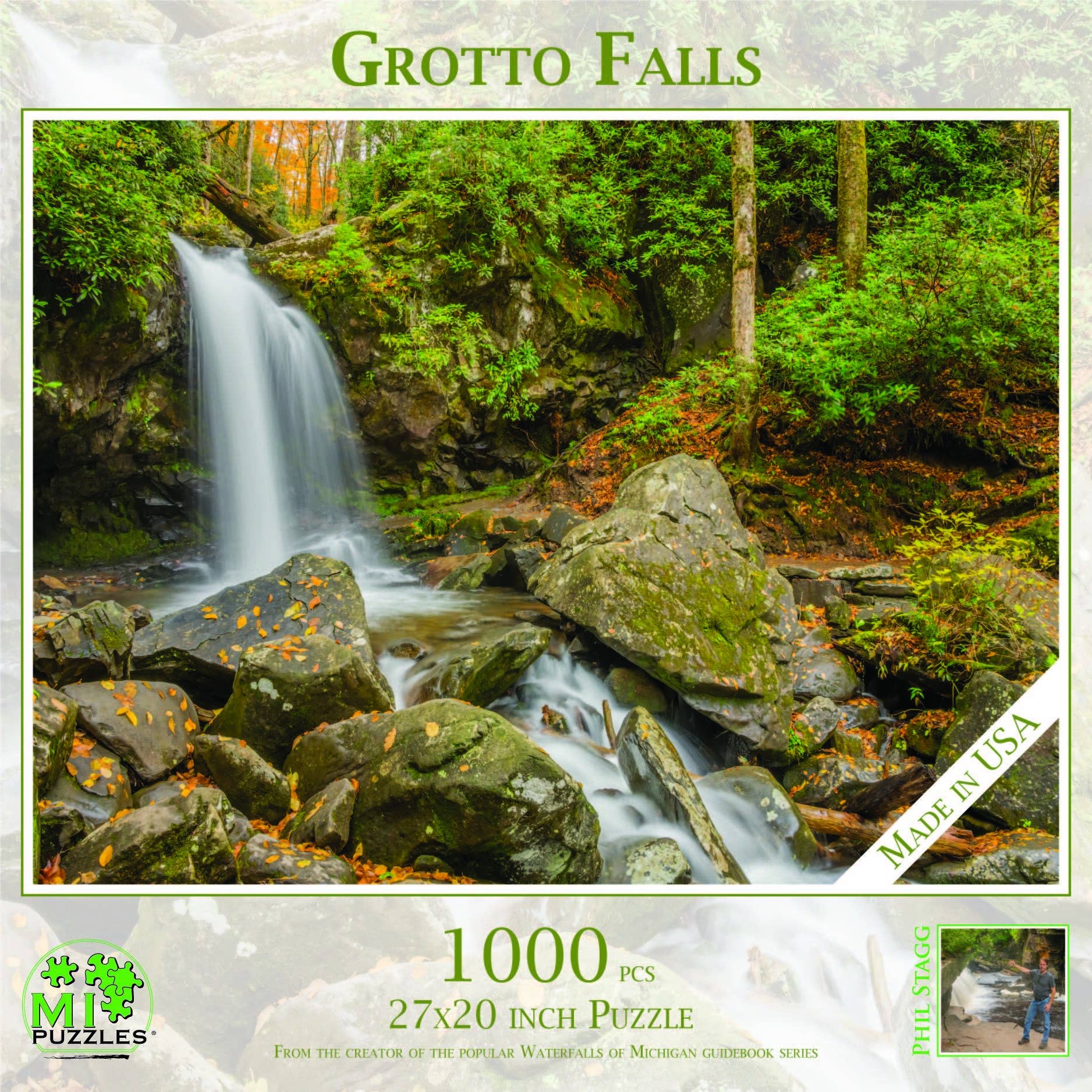 Grotto Falls - 1000 Piece Puzzle