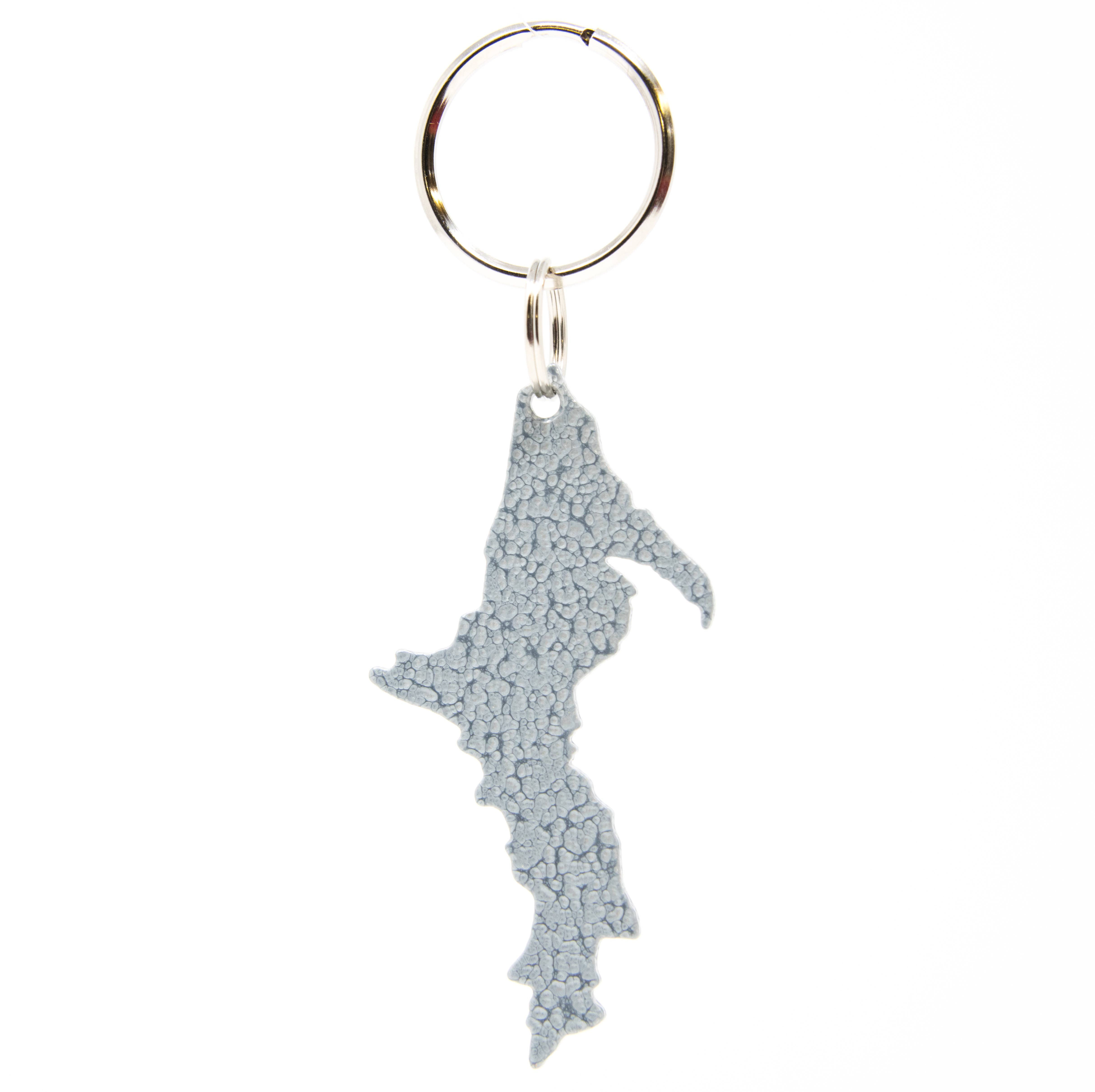 Image of Michigan - Upper Peninsula Shaped - Aluminum Keychains