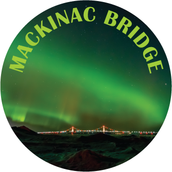 MACKINAC BRIDGE | 2.25" BUTTON MAGNET