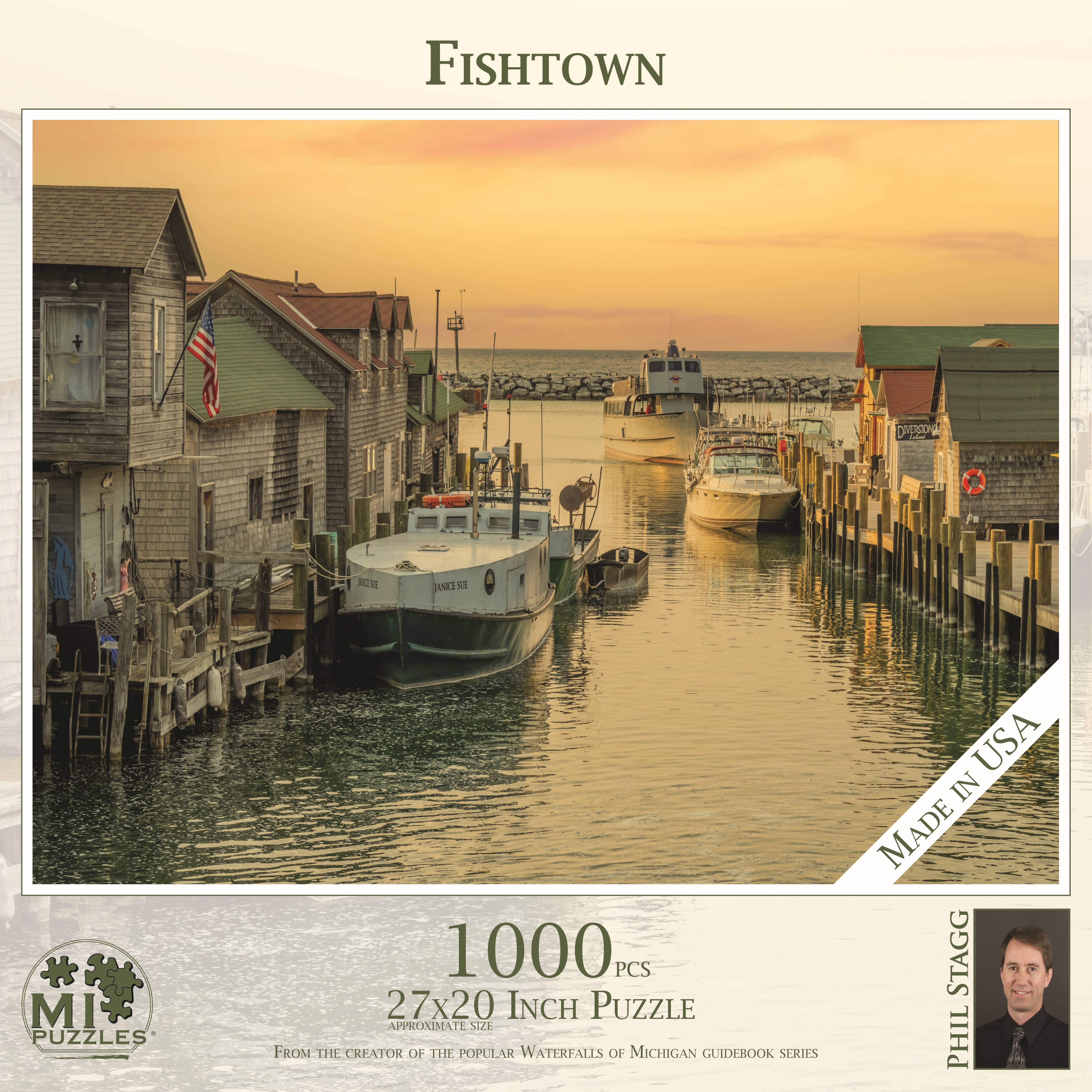 Image of Fishtown - 1000 Piece Michigan Puzzle
