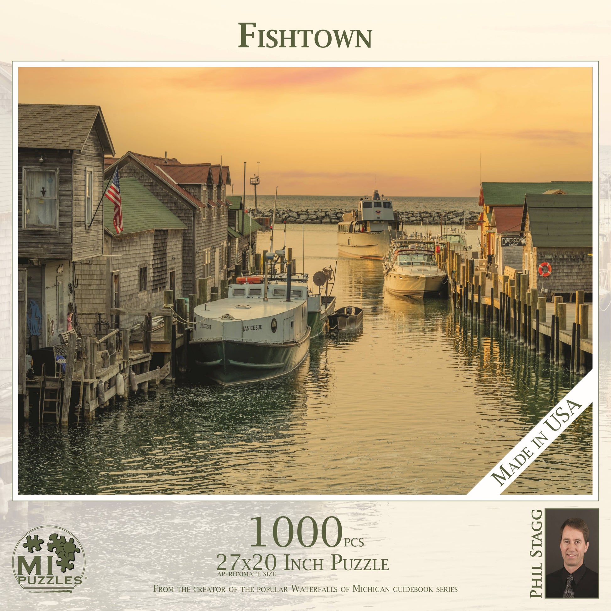 Fishtown - 1000 Piece Michigan Puzzle