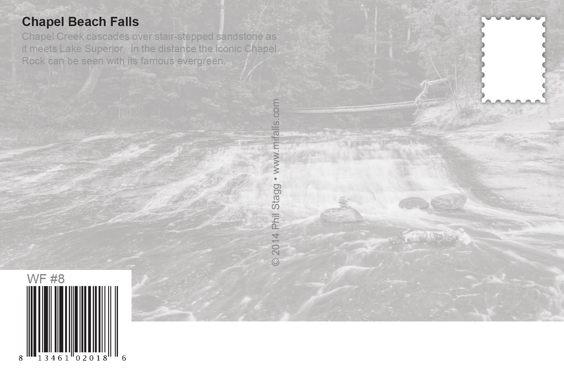Image of Chapel Beach Falls | Postcard