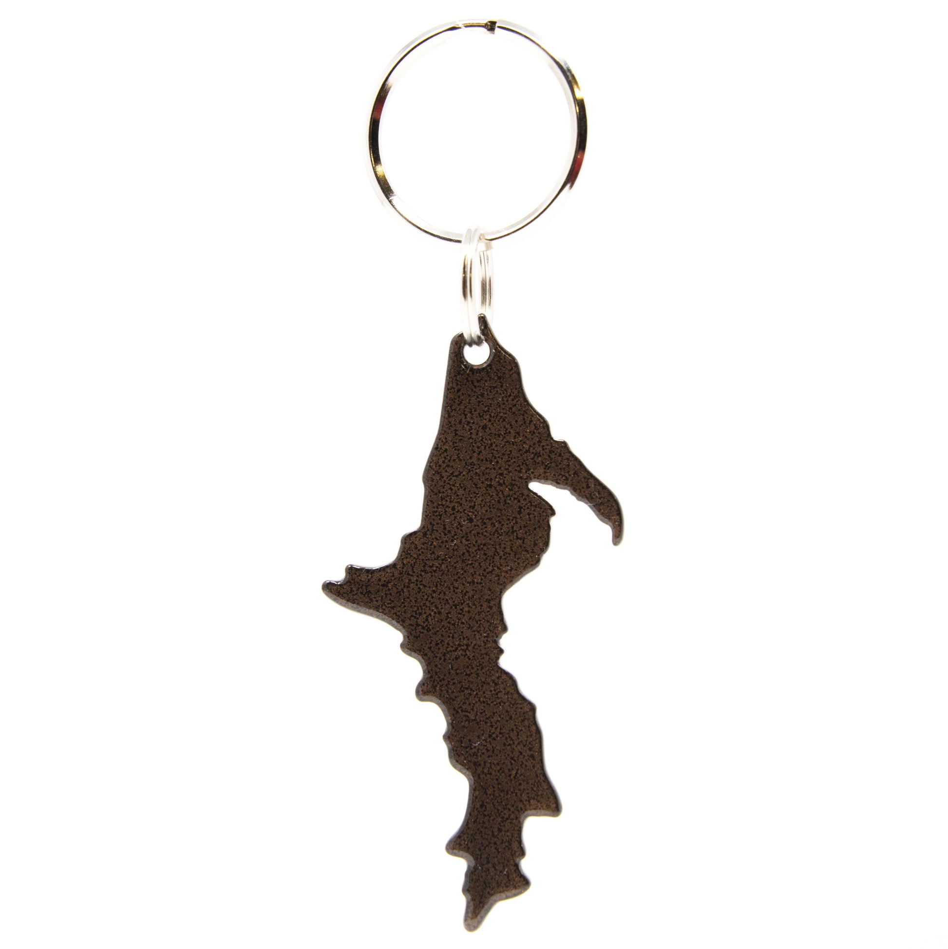 Michigan - Upper Peninsula Shaped - Aluminum Keychains
