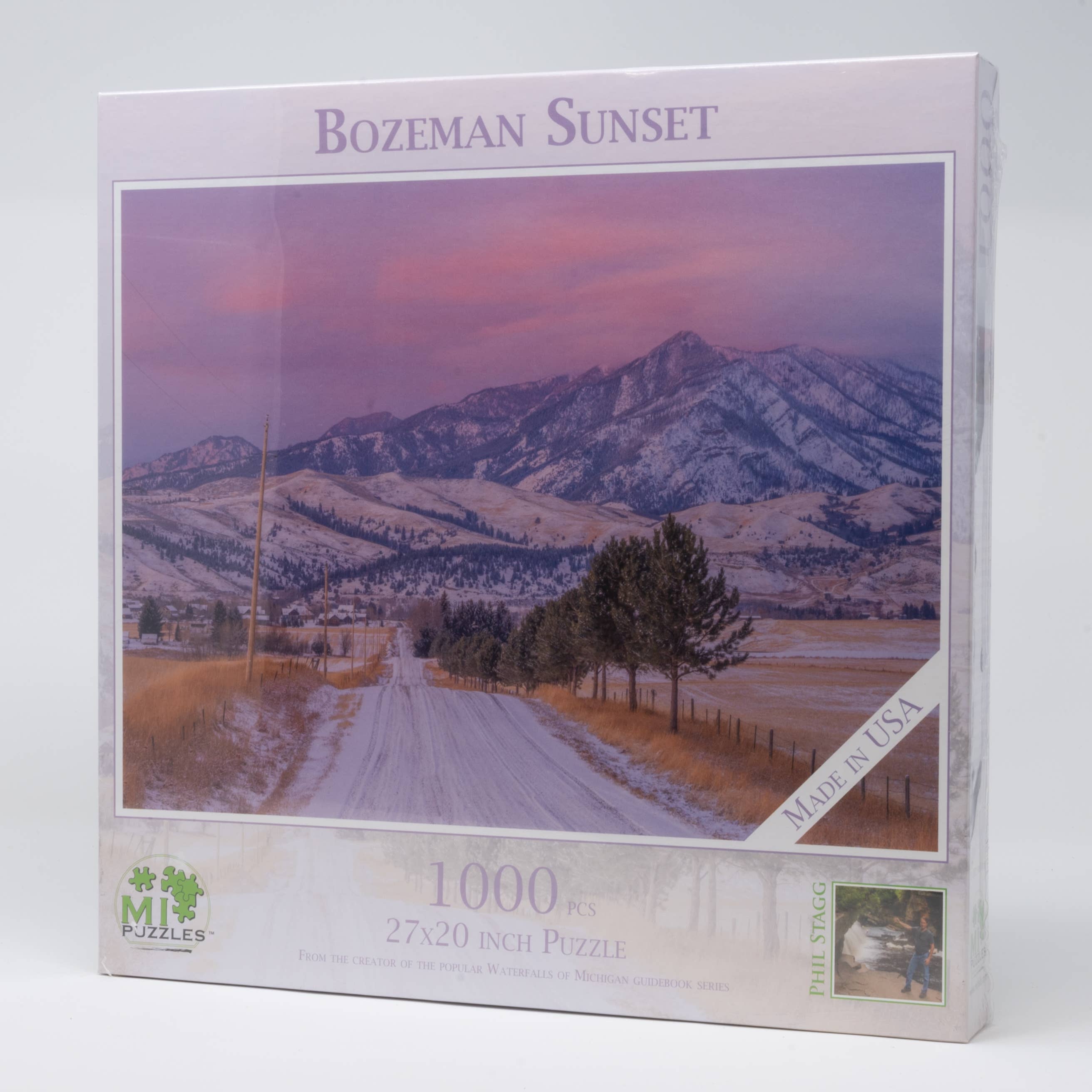 Image of Bozeman Sunset - 1000 Piece Montana Puzzle