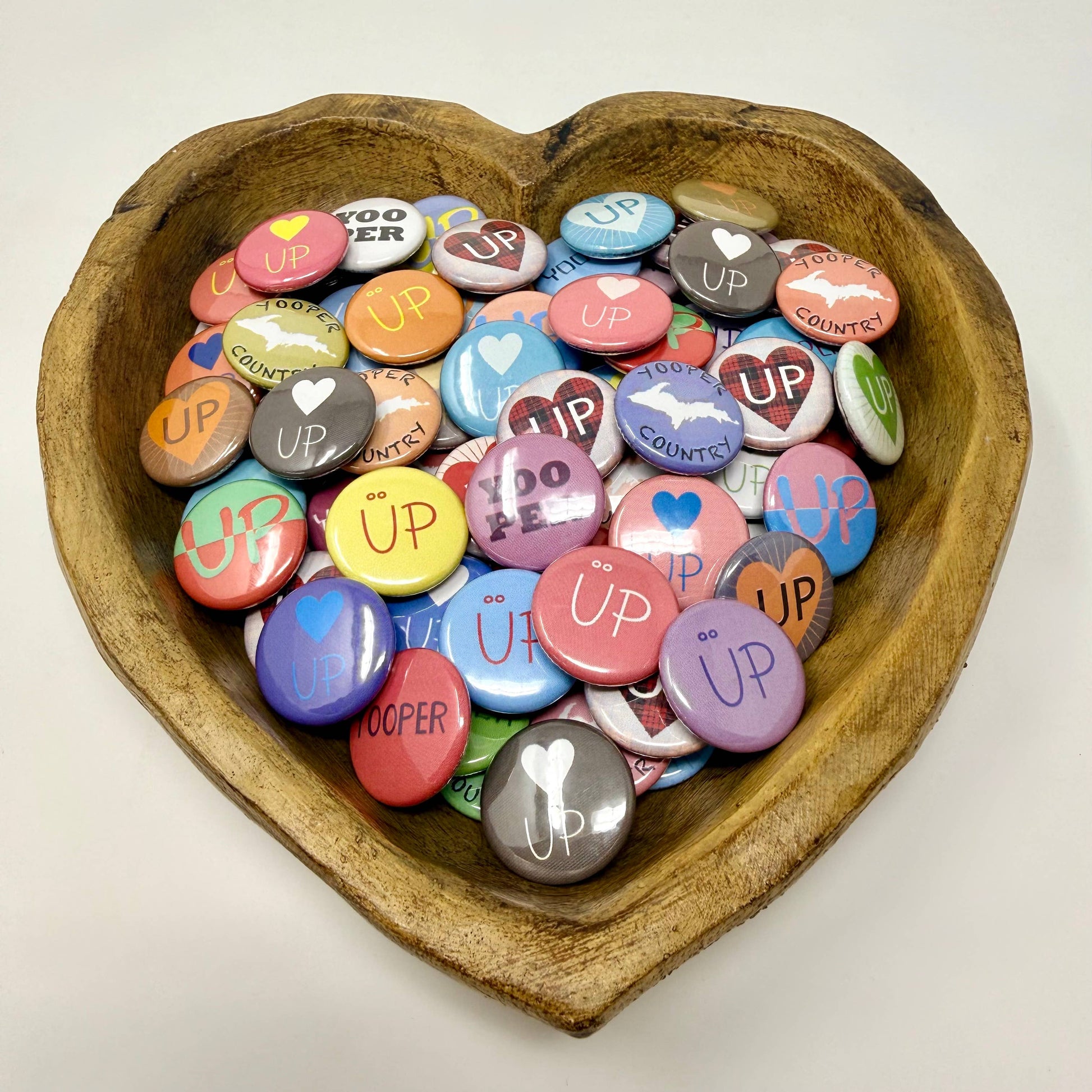 UP Michigan 1" Magnets – Yooper Designs (Case of 50)