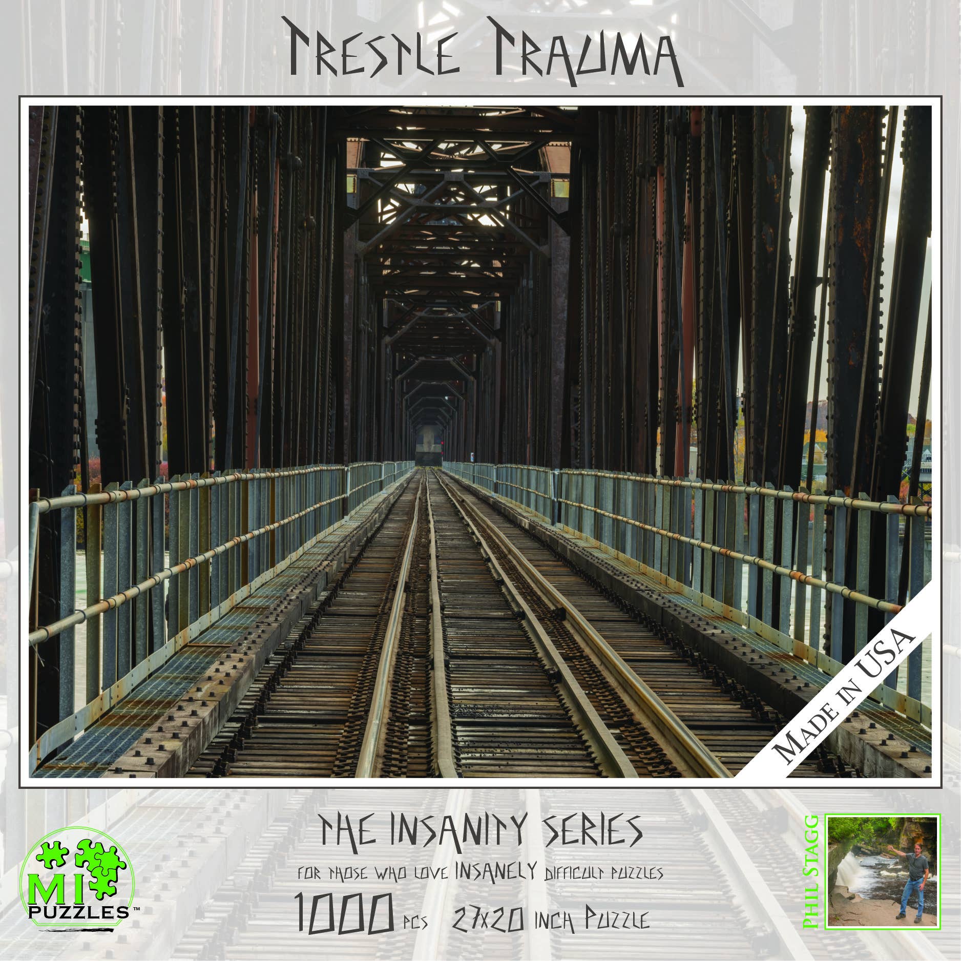 Image of Trestle Trauma - 1000 Piece Puzzle [Insanity Series]