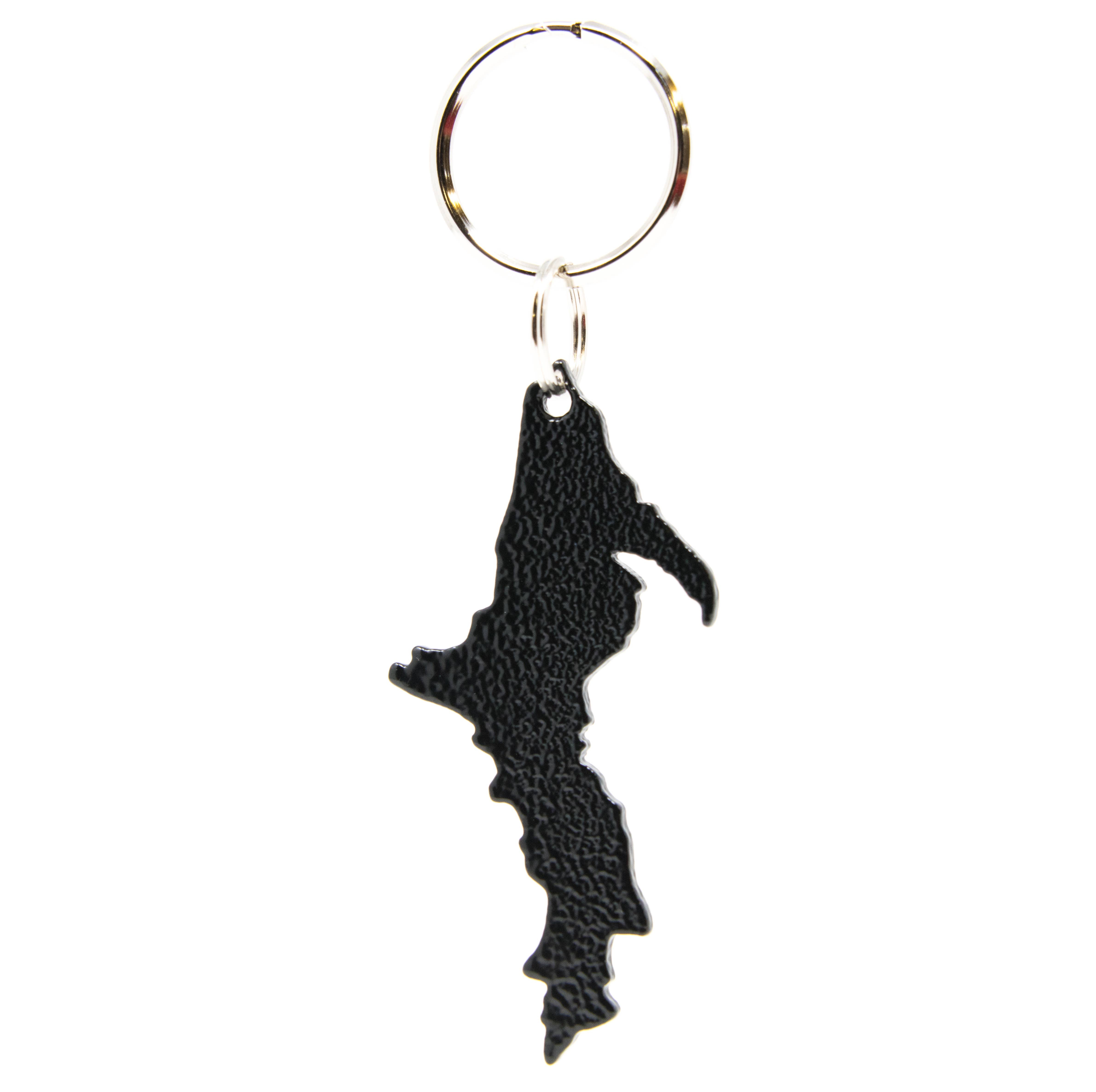 Image of Michigan - Upper Peninsula Shaped - Aluminum Keychains