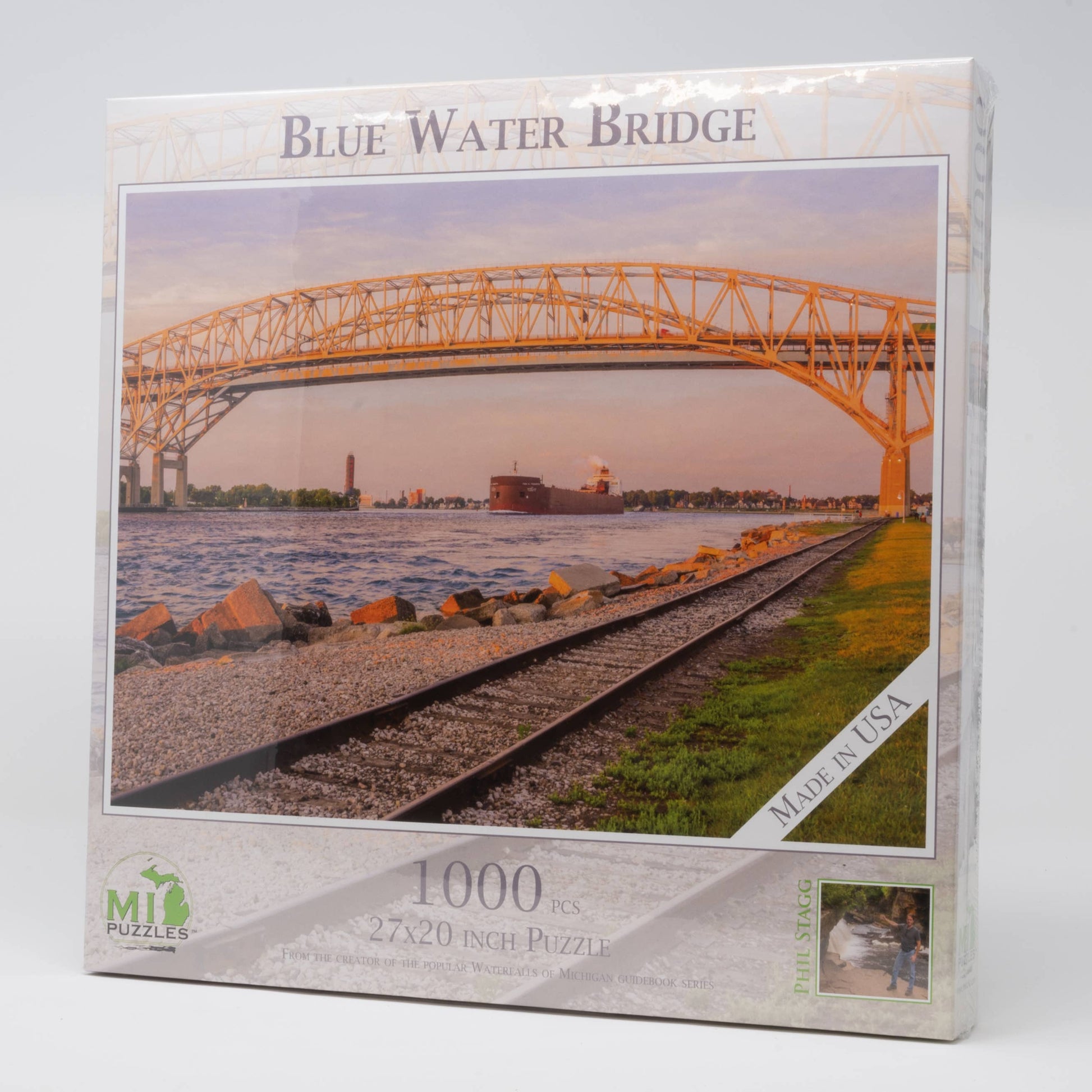 Blue Water Bridge - 1000 Piece Michigan and Canada Puzzle