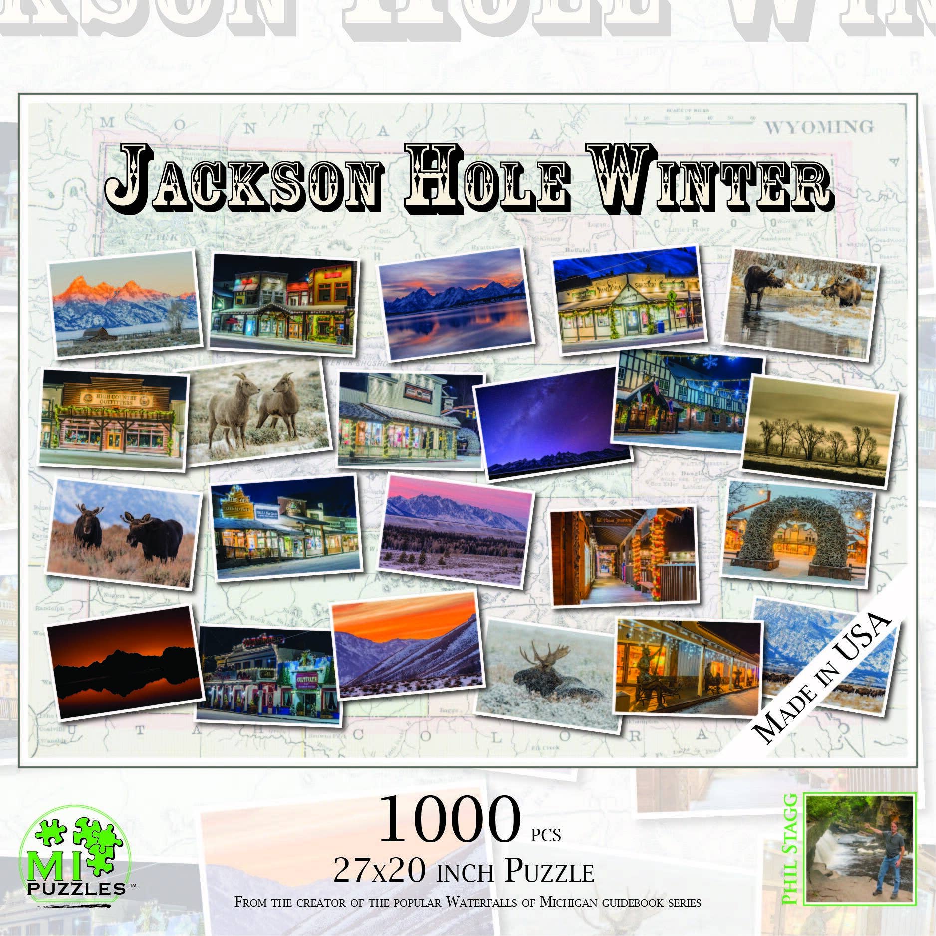 Image of Jackson Hole Winter - 1000 Piece Puzzle