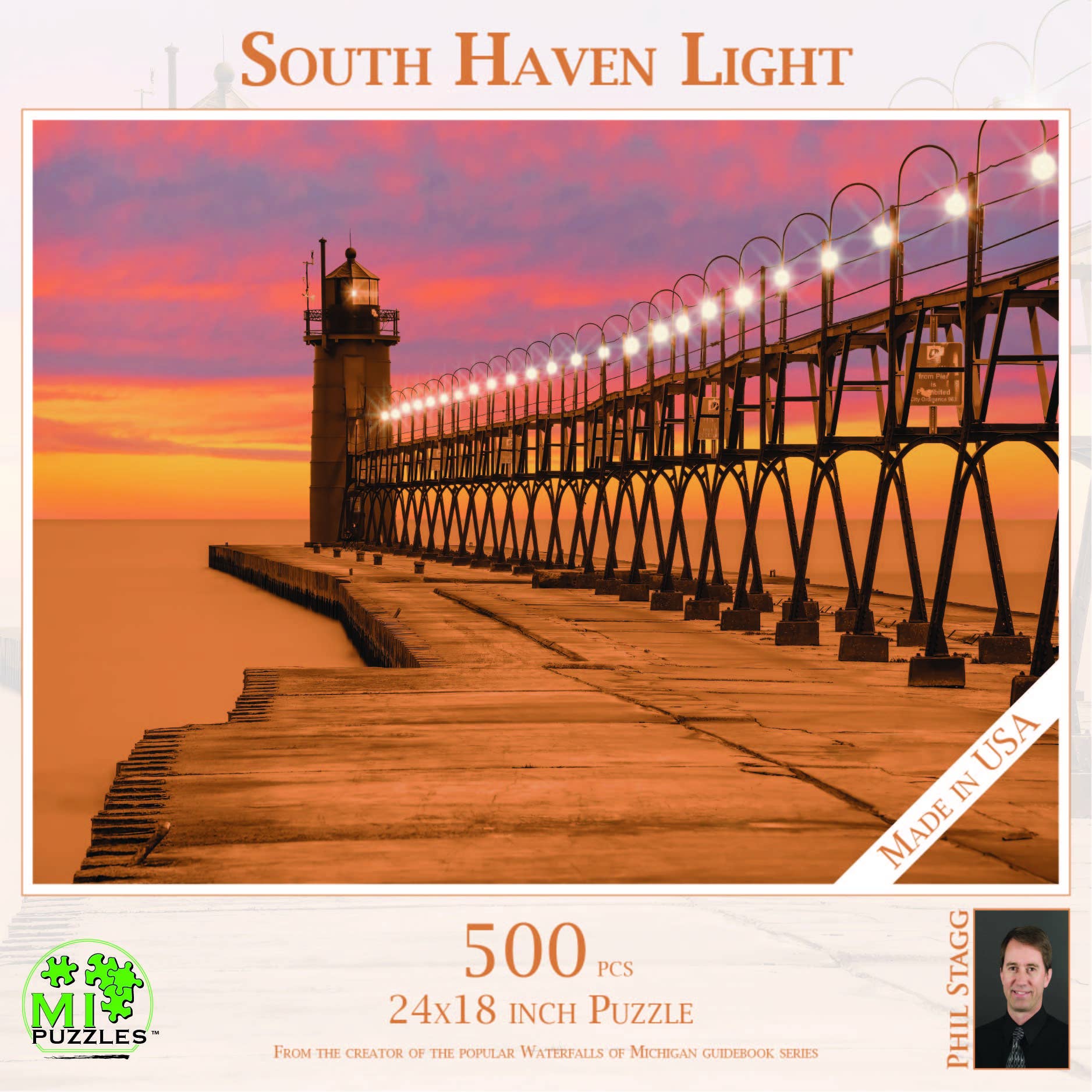 Image of SOUTH HAVEN LIGHT - 500 Piece Puzzle