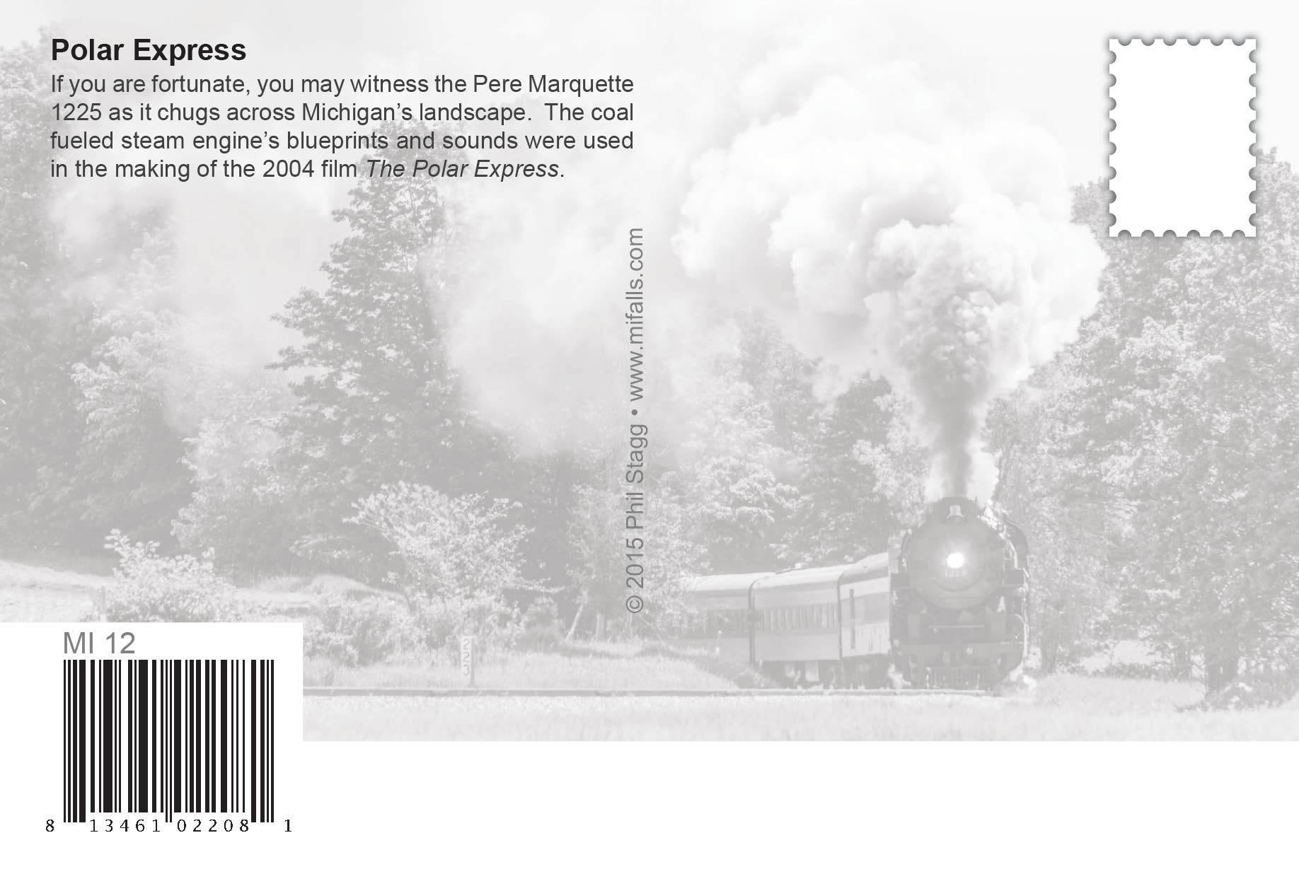 POLAR EXPRESS - Michigan Postcard