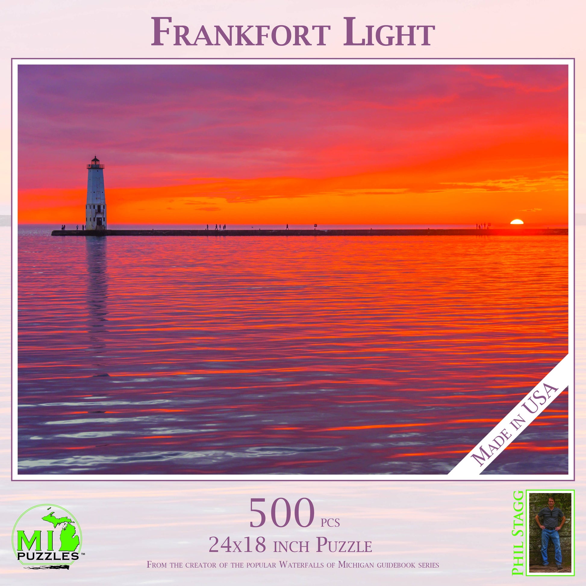 Frankfort Light - 500 Piece Michigan Puzzle