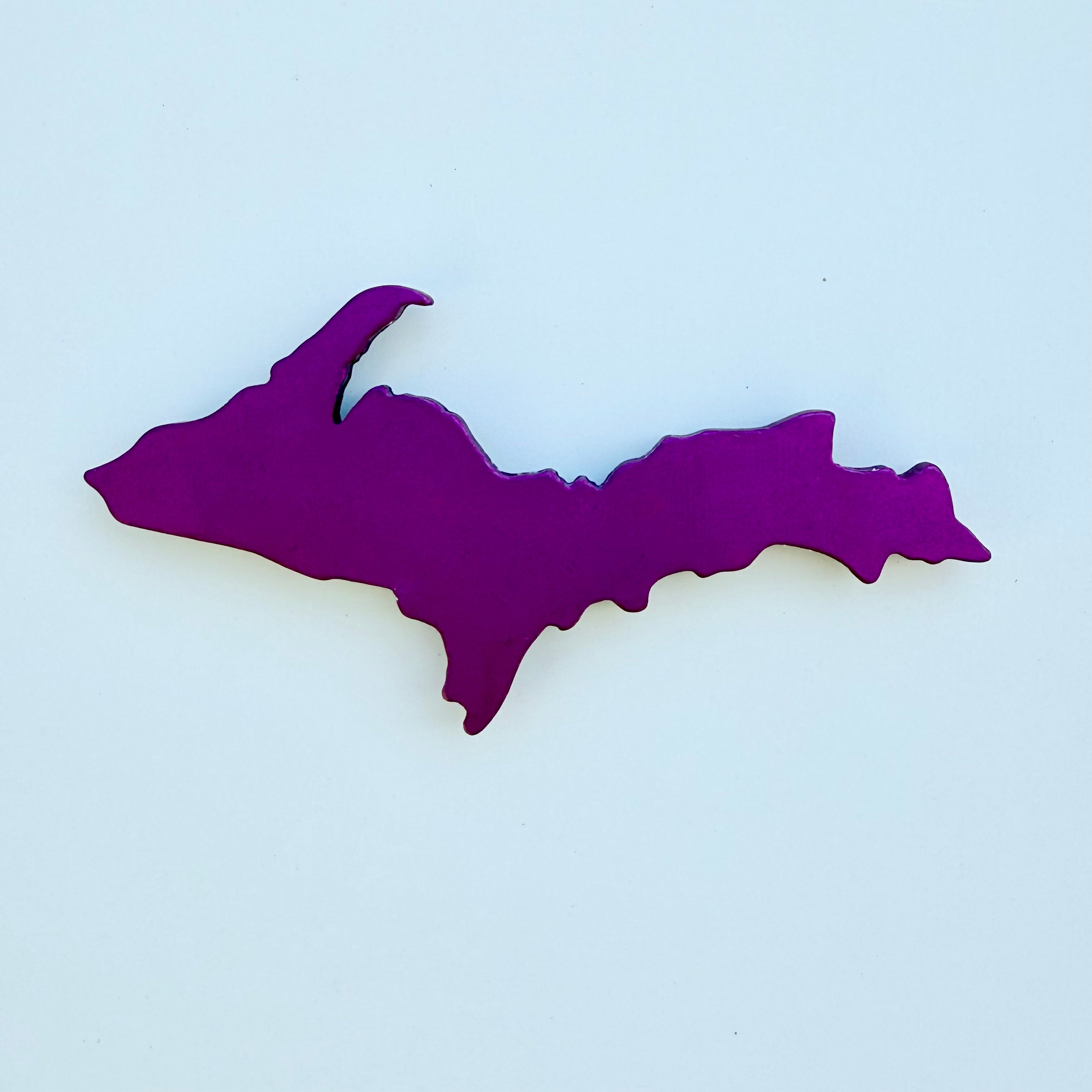 Image of MICHIGAN UPPER PENINSULA Aluminum Magnets