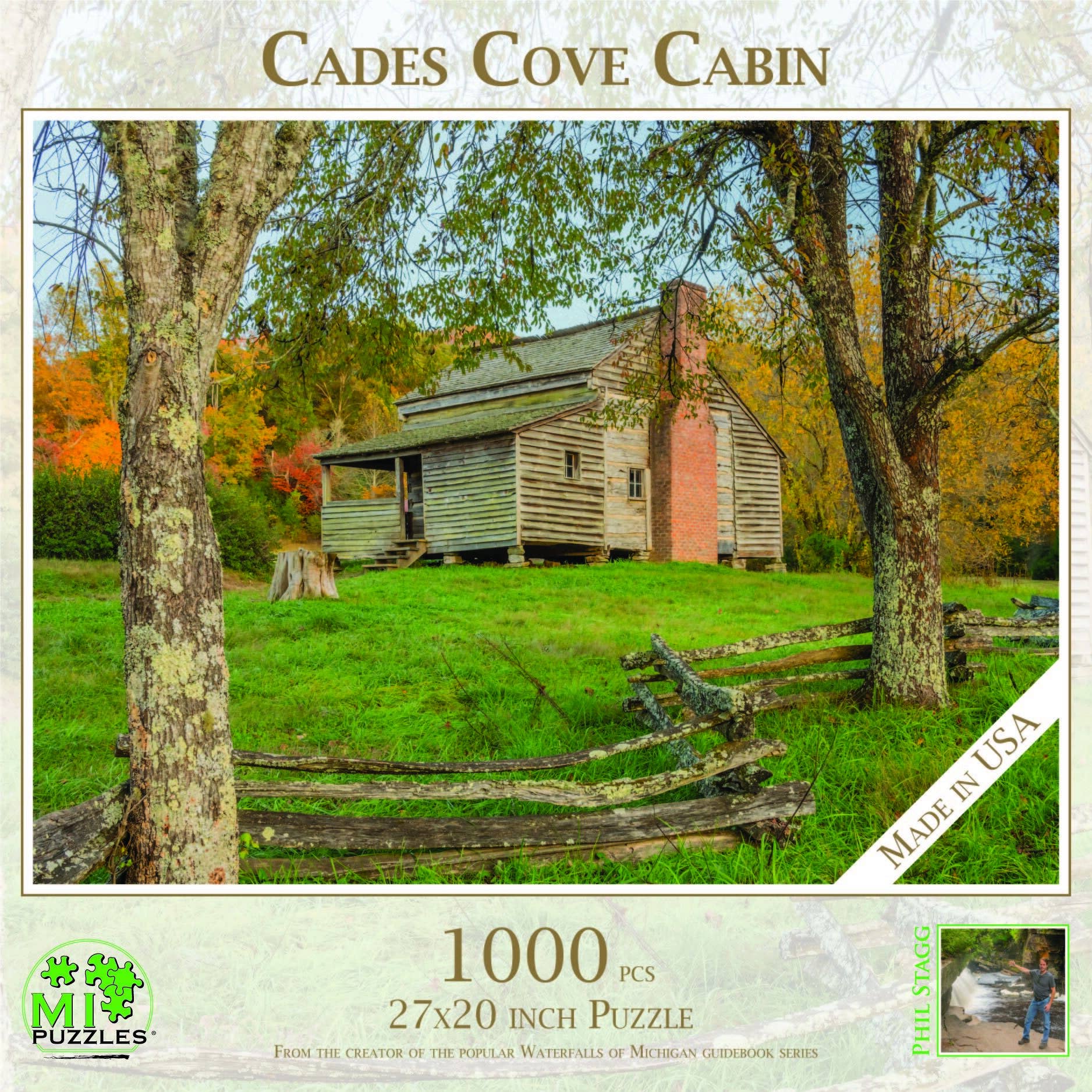 Cades Cove Cabin - 1000 Piece Great Smoky Mountains Puzzle