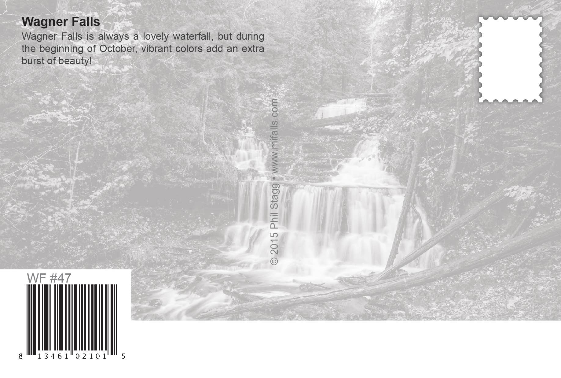 Image of Wagner Falls | Postcard