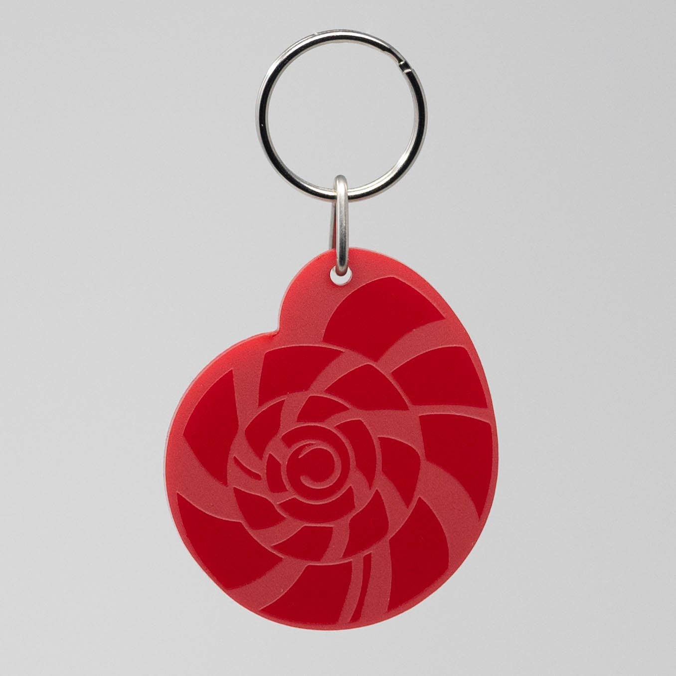 Image of Nautilus Shell - Acrylic Keychain - Perfect for Ocean Lovers
