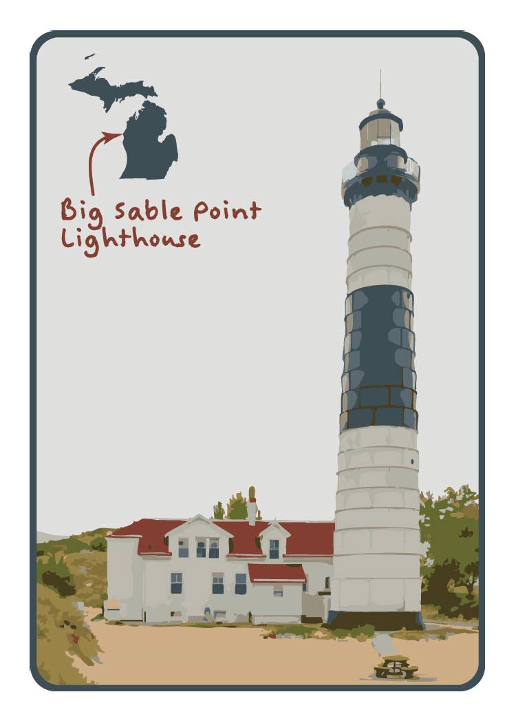MICH MATCH - LIGHTHOUSE EDITION - Educational Matching Game