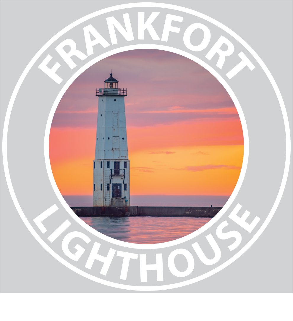 Image of FRANKFORT LIGHTHOUSE Sticker - 3 1/4