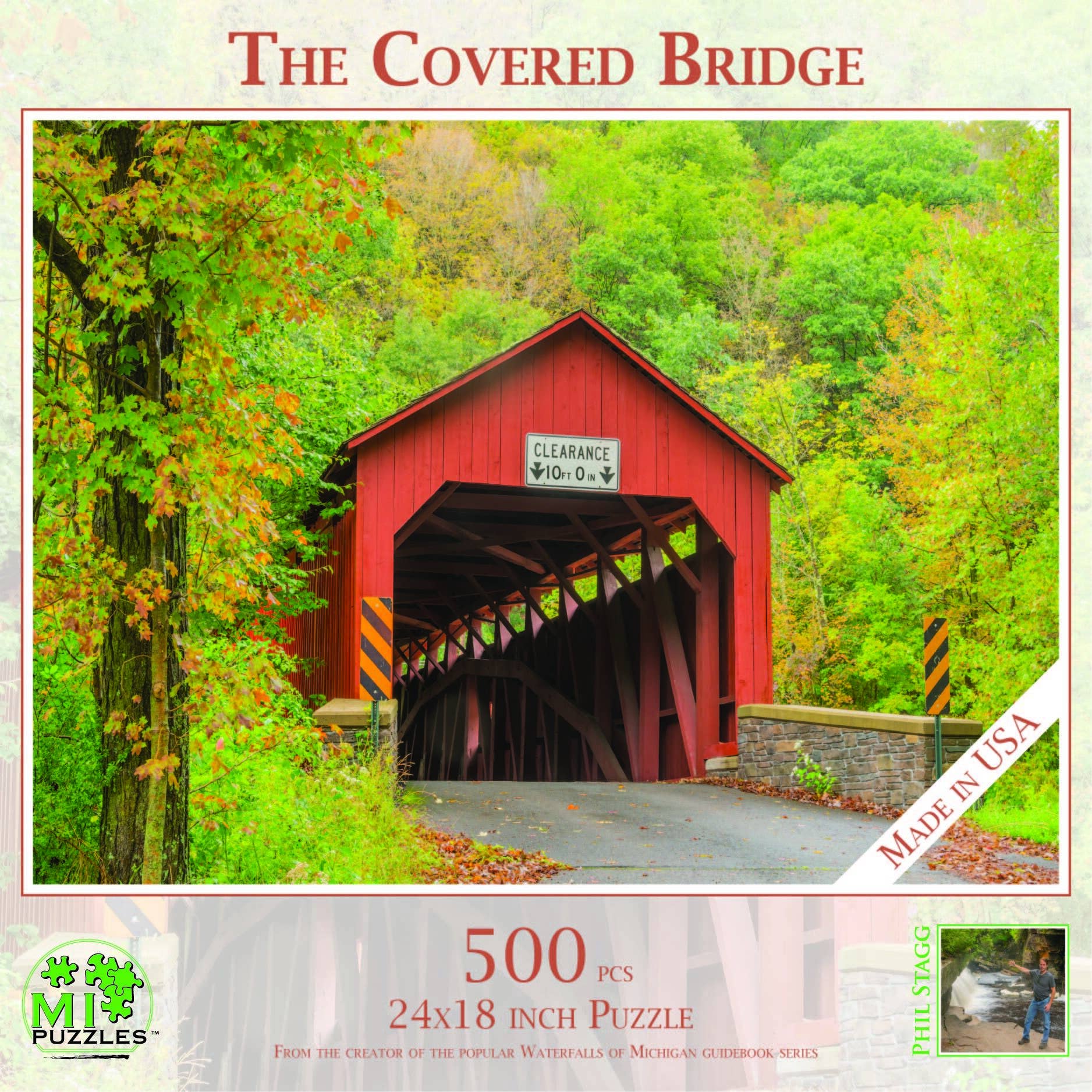 Image of The Covered Bridge - 500 Piece Puzzle