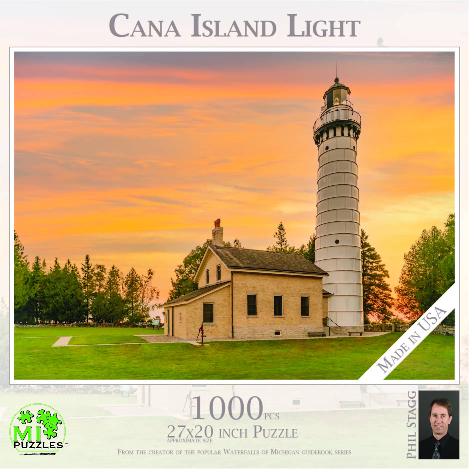 Cana Island Light - Door County - 1000 Pc. Wisconsin Puzzle