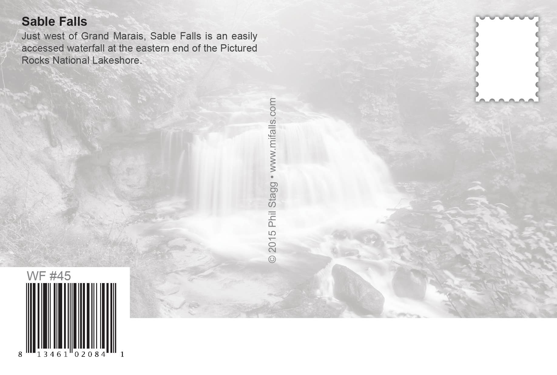Image of Sable Falls | Postcard