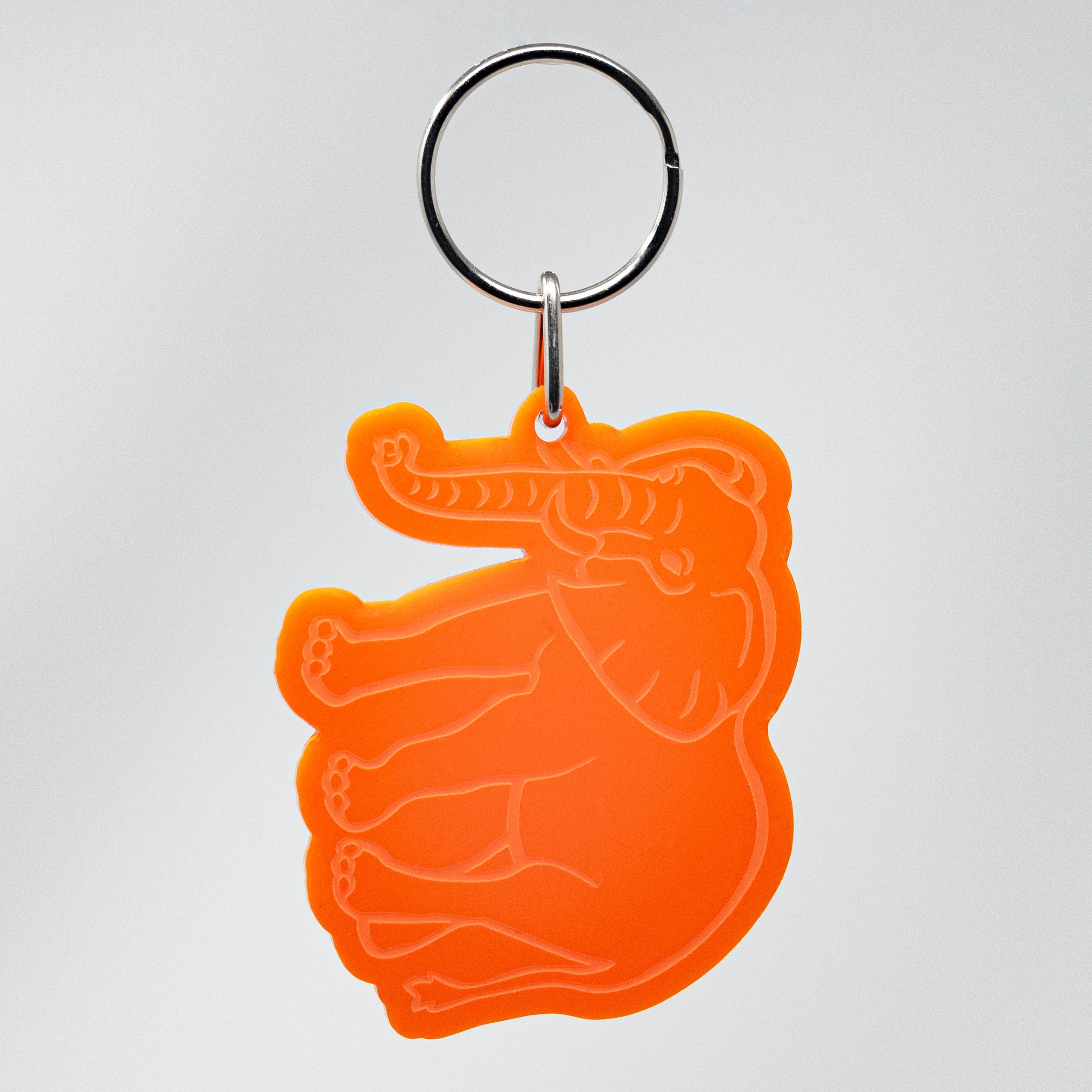 Image of Elephant - Acrylic Keychain - Perfect for Wildlife Lovers!