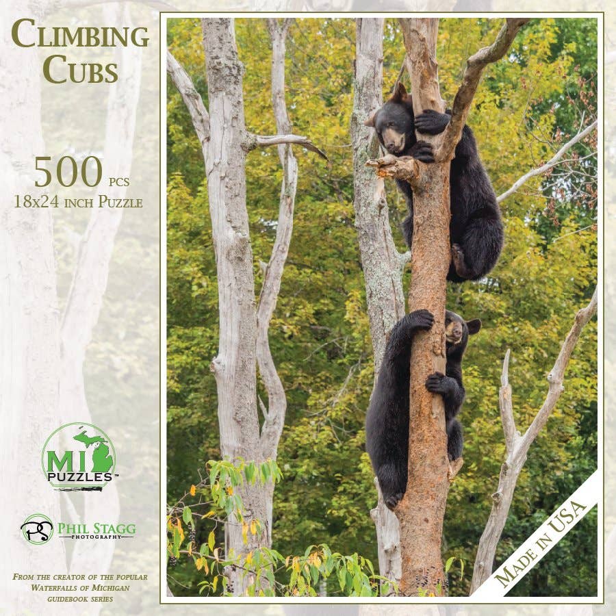 Image of Climbing Cubs - 500 Piece Puzzle