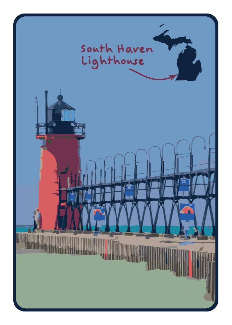MICH MATCH - LIGHTHOUSE EDITION - Educational Matching Game