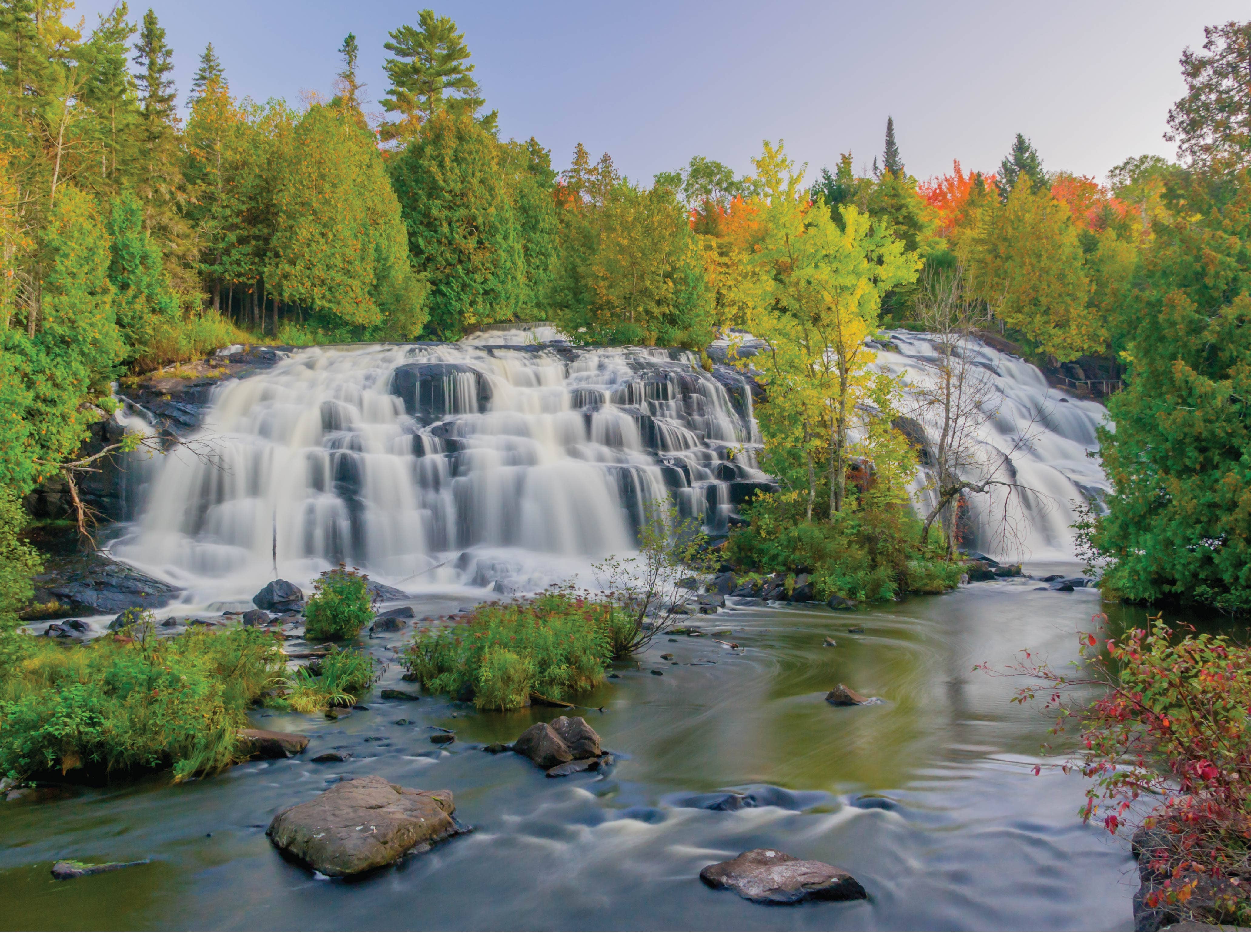 Image of Bond Falls - 1000 Piece Jigsaw Puzzle - Michigan, USA