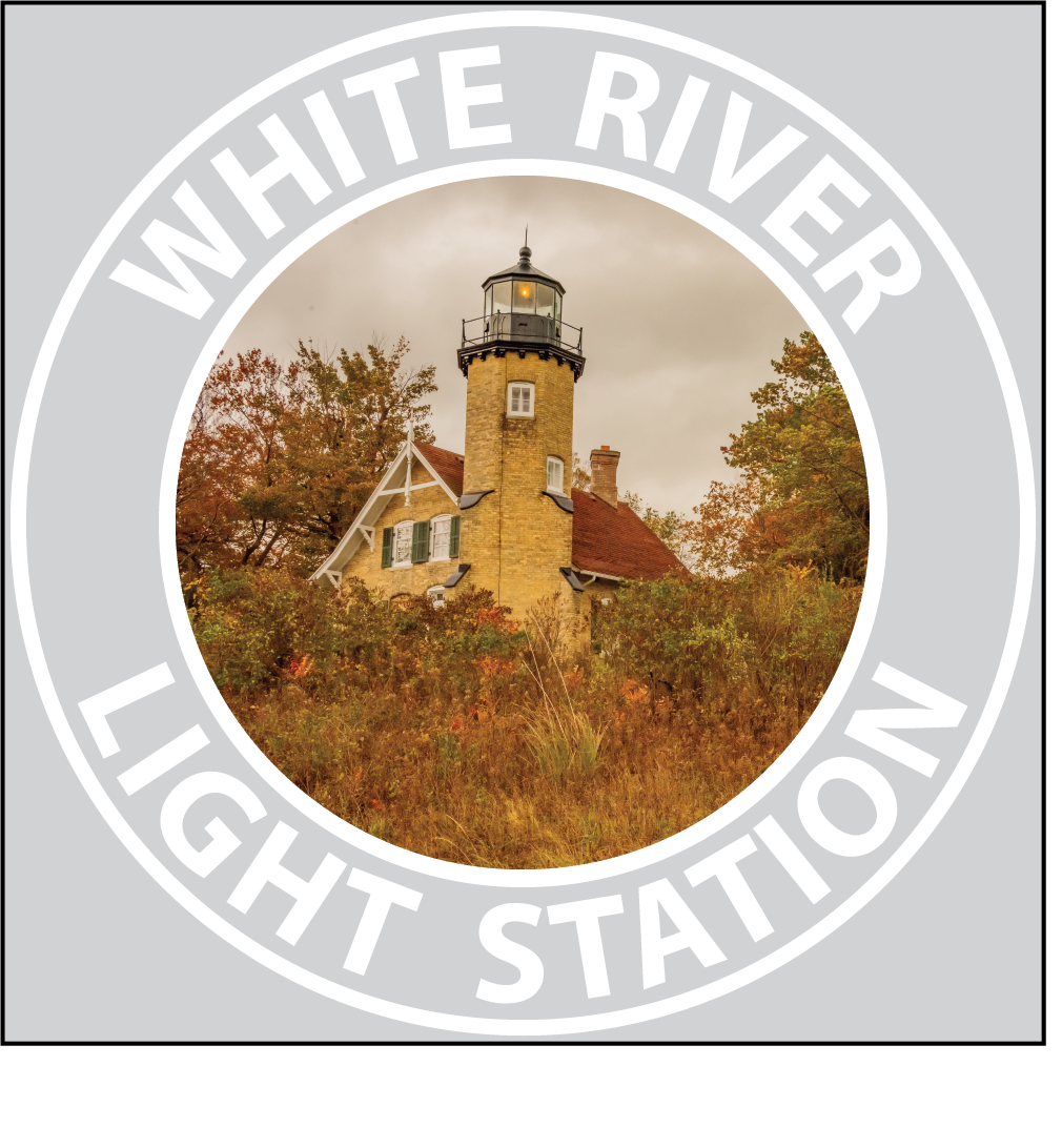 Image of WHITE RIVER LIGHT STATION Sticker - 3 1/4
