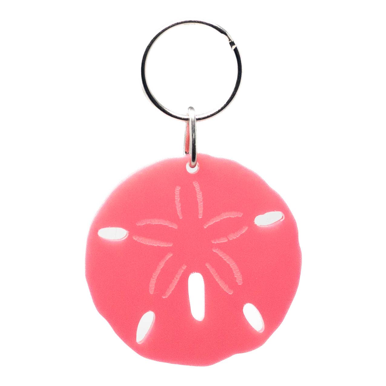 Image of Sand Dollar - Acrylic Keychain - Perfect for Ocean Lovers