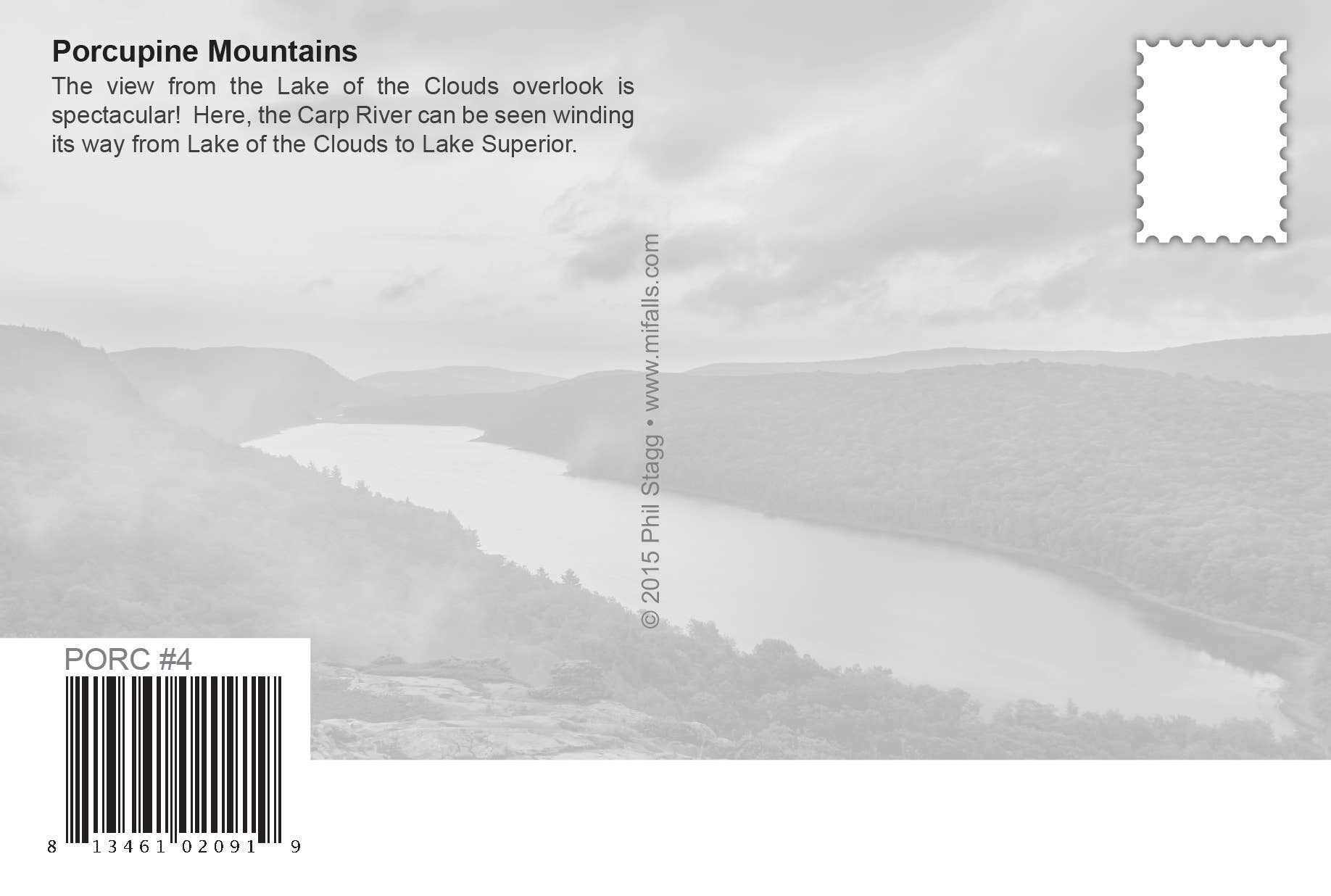 Image of Big Carp River - Autumn | Postcard