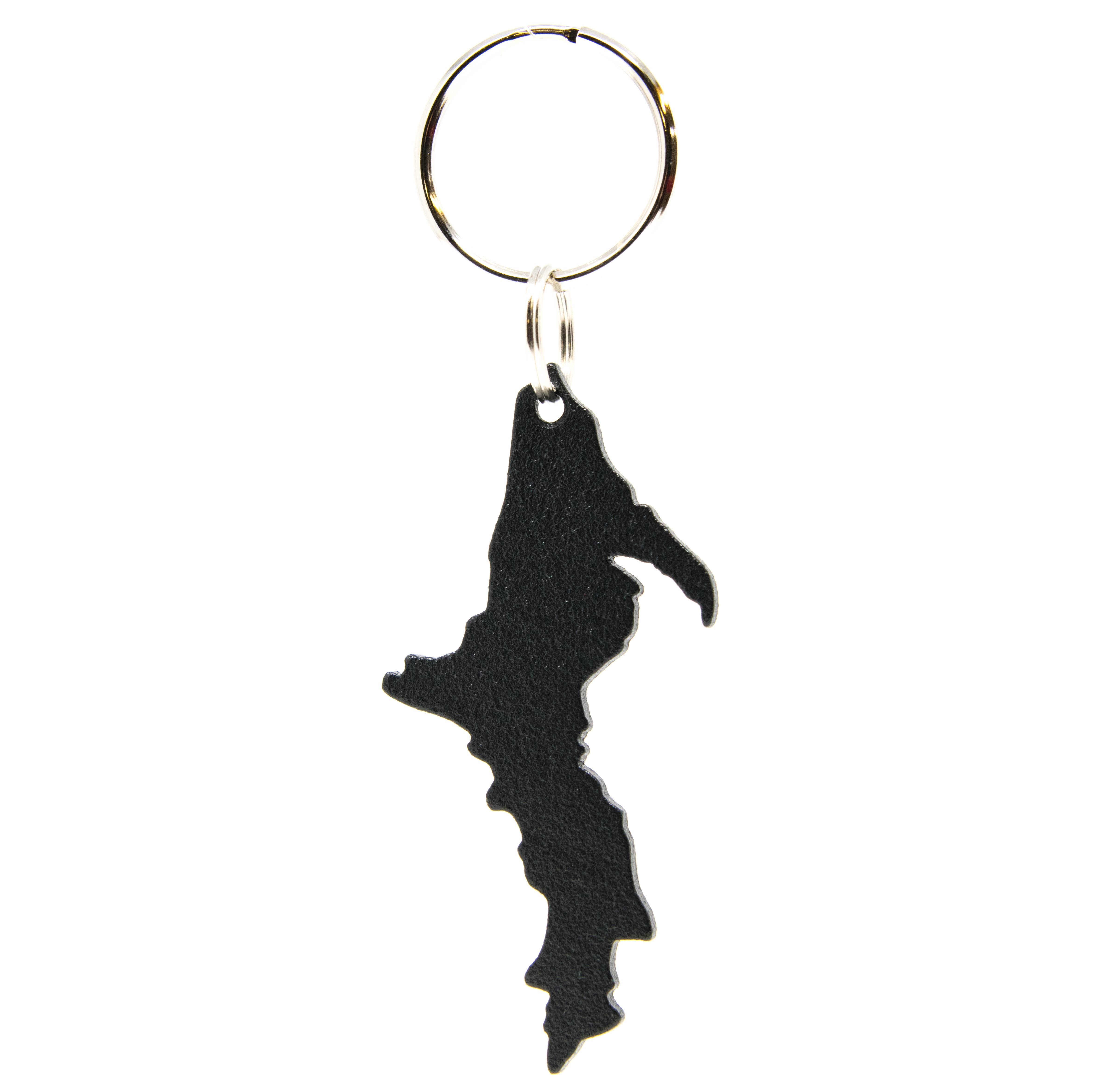 Image of Michigan - Upper Peninsula Shaped - Aluminum Keychains